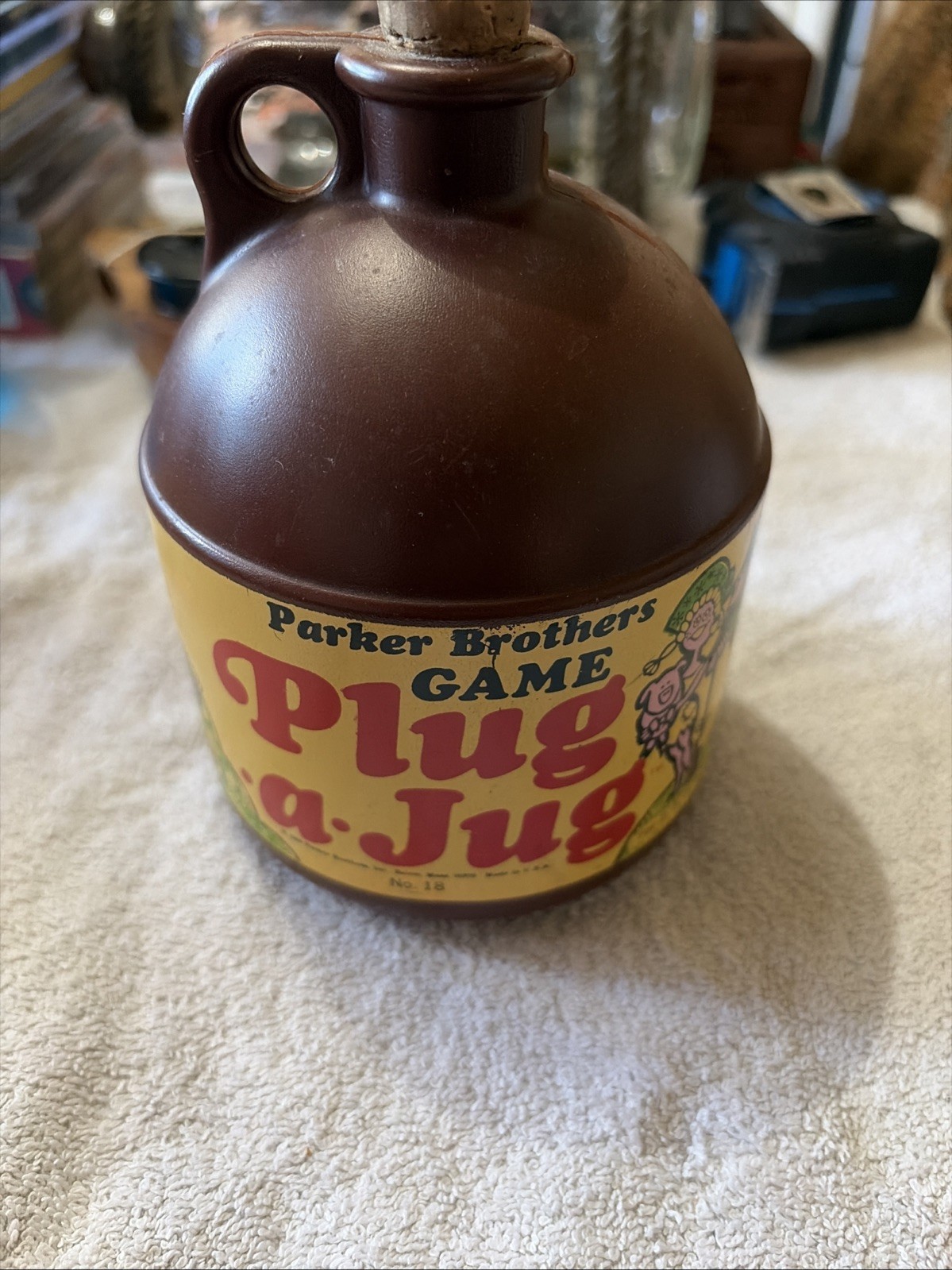 Vintage 1969 Parker Brothers Plug-A-Jug Game