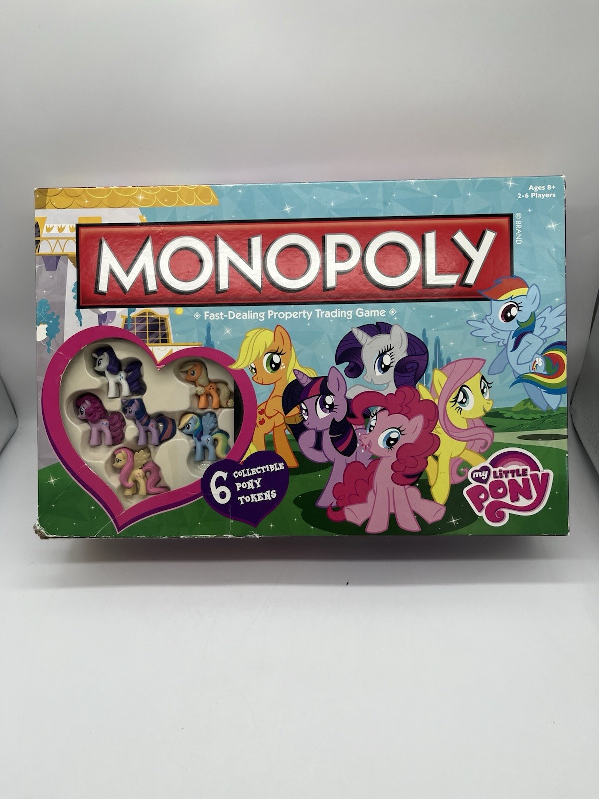Monopoly My Little Pony Board Game 2013 COMPLETE! 6 Collectible Tokens USAopoly