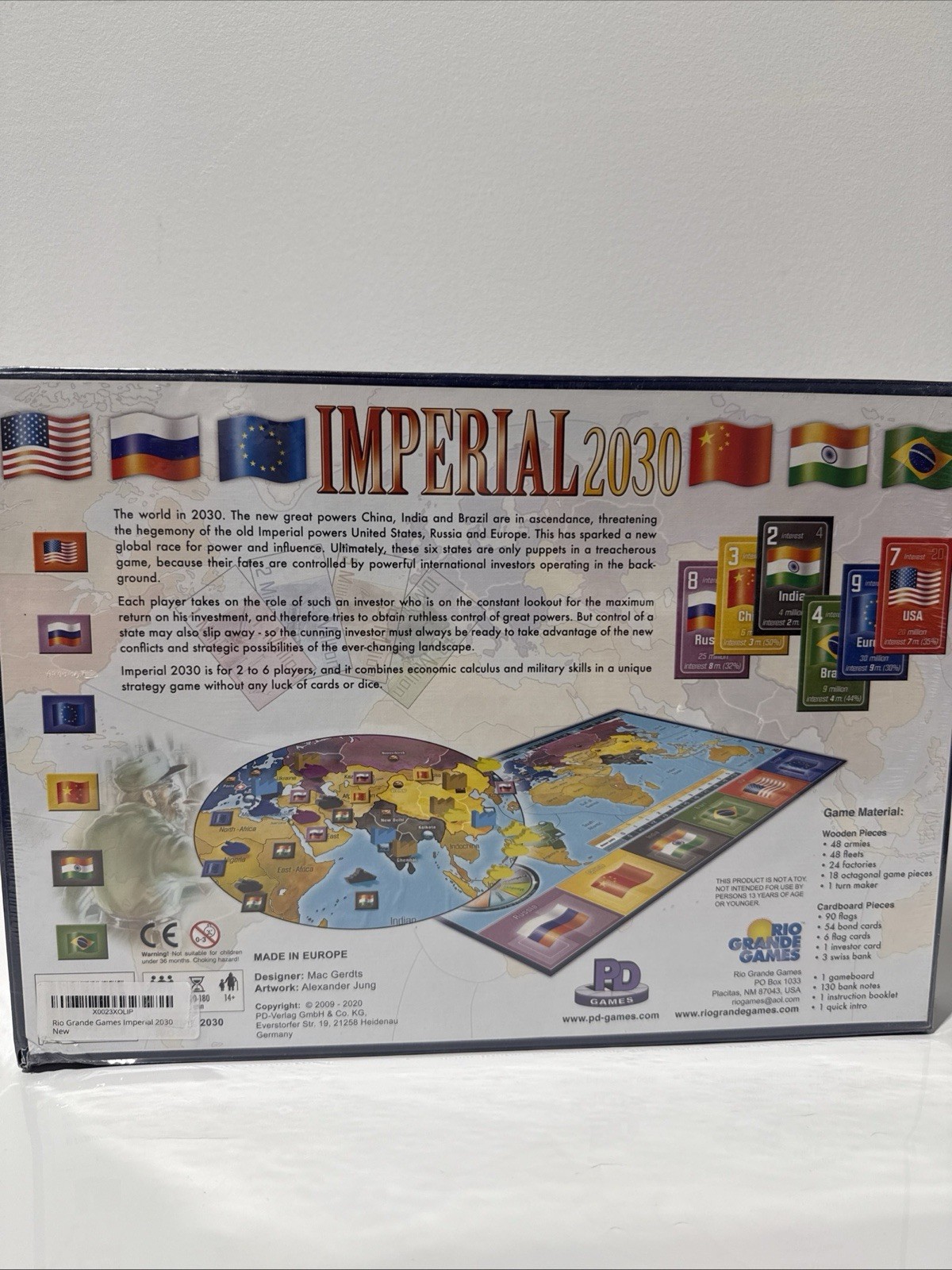 Imperial 2030 – A Board Game by Rio Grande Games 2-6 Players – NEW