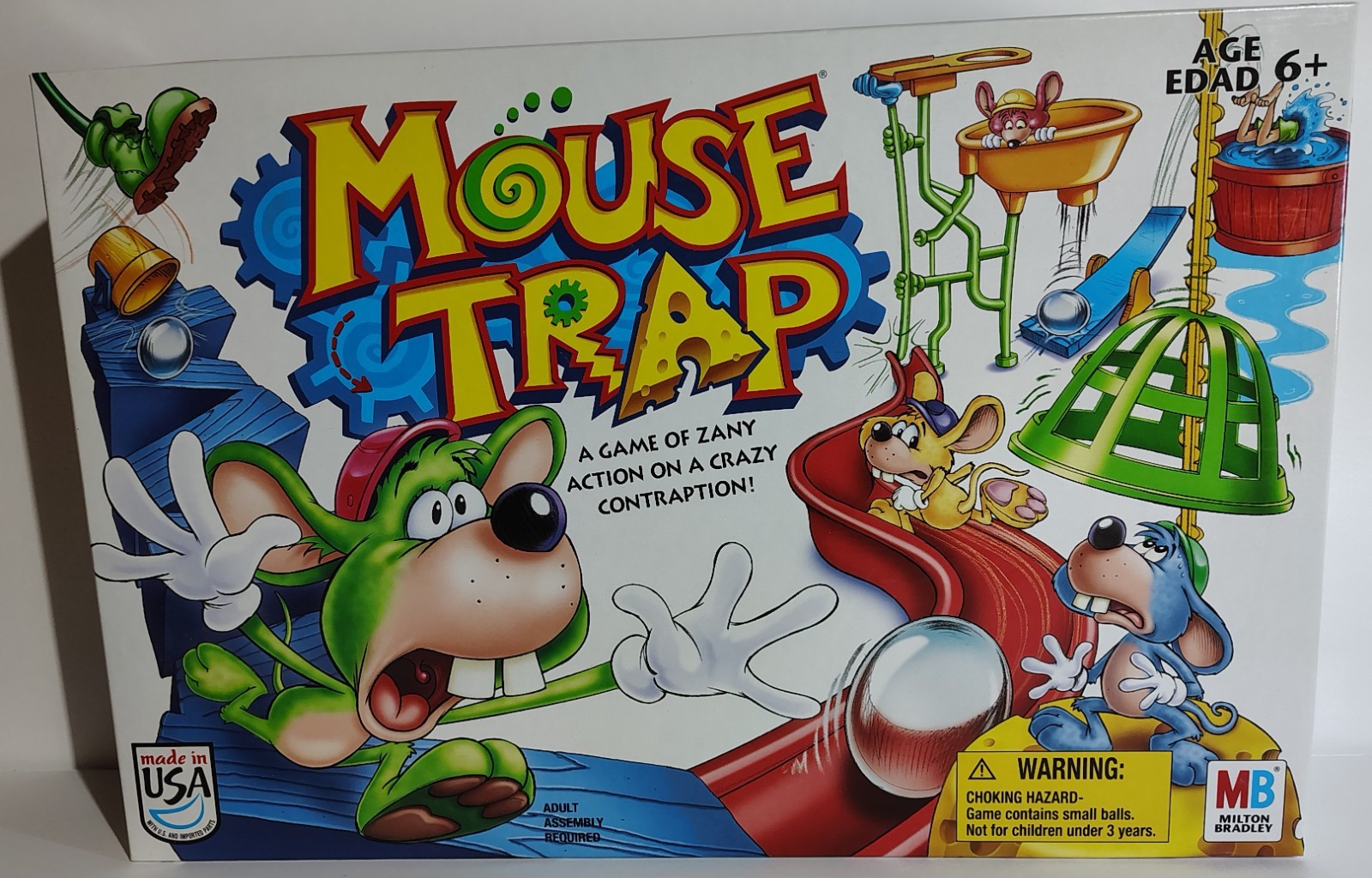 Vintage 2005 Mouse Trap Game by Milton Bradley MISSING PARTS