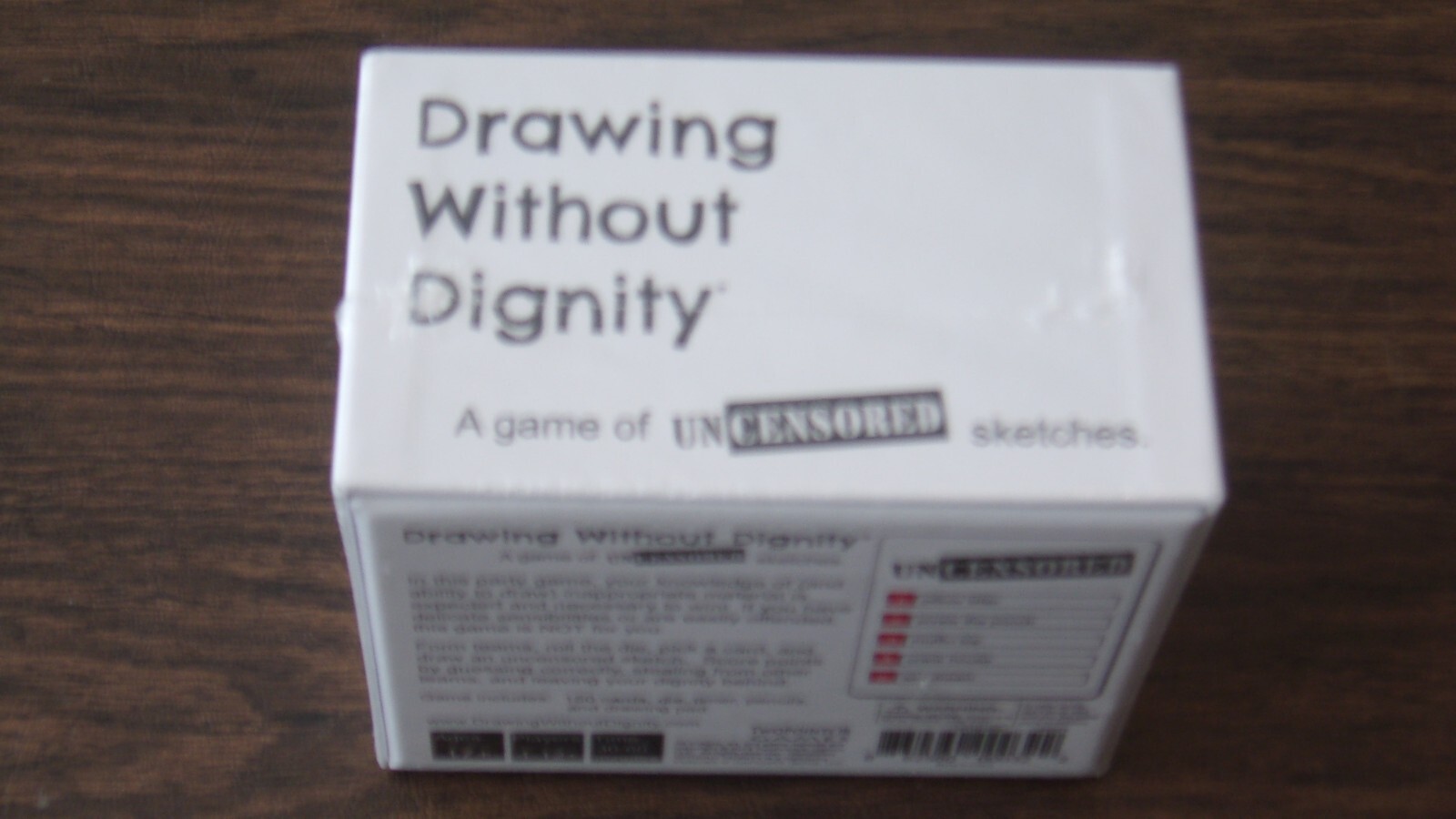 NIB 2018 Drawing Without Dignity A Party Game of Uncensored Sketches Adult 17+