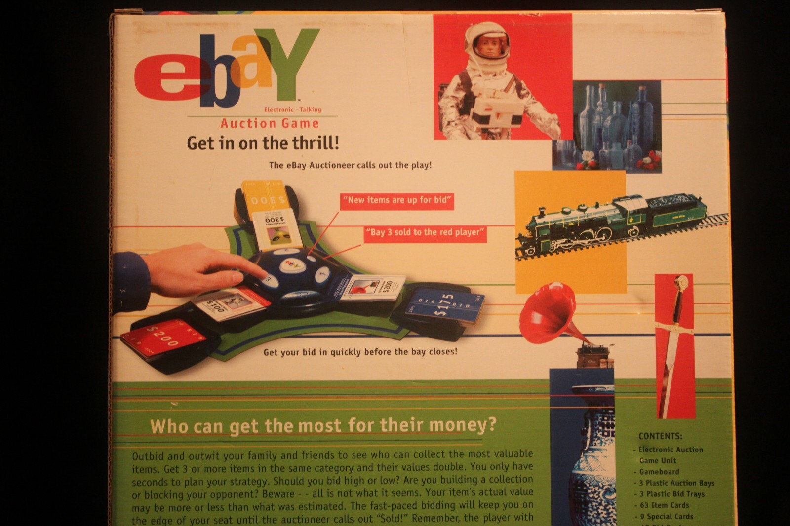 EBAY ELECTRONIC TALKING AUCTION GAME HASBRO/PARKER BROTHERS 2001 SEALED