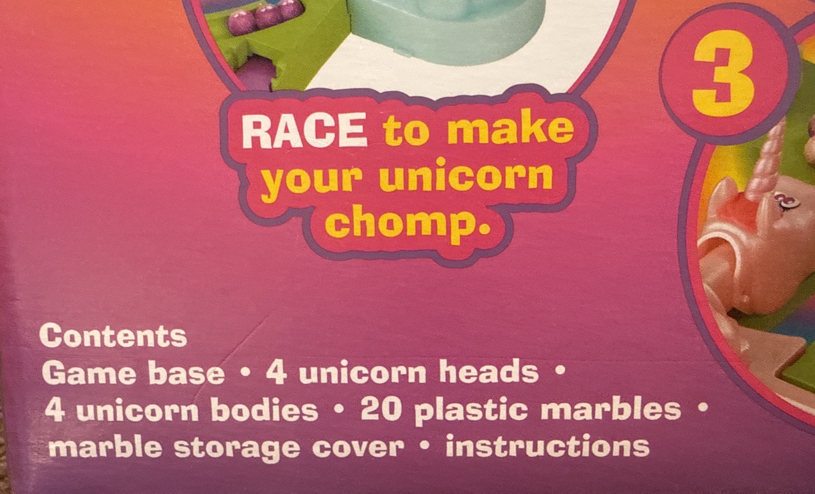 Hasbro Gaming 2020 Hungry Hungry Hippos Unicorn Edition Preschool 4+ New In Box