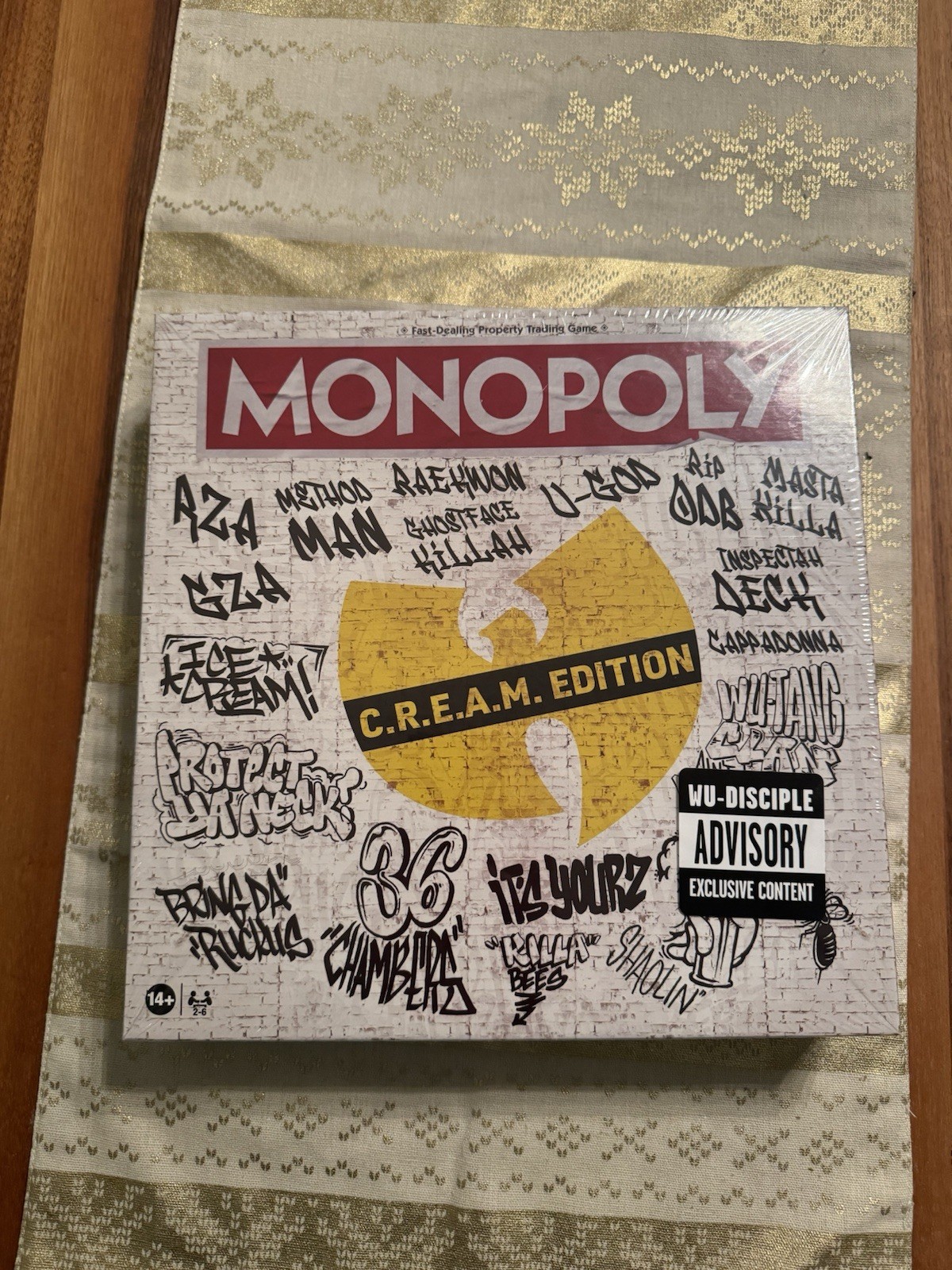 Sealed LIMITED EDITION Wu Tang Clan Official Monopoly Board Game IN HAND