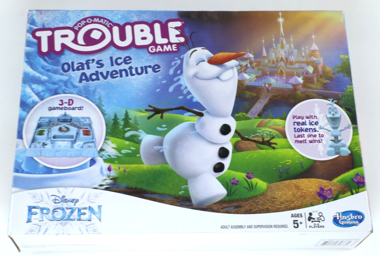 Trouble – Disney’s Frozen – Olaf’s Ice Adventure Game – Hasbro – Pop O Matic