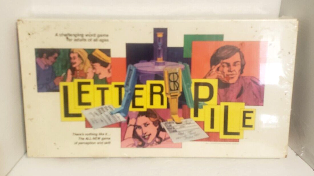 Letter Pile Board Game 1974 The Cootie Company Schaper Manufacturing Co USA NIB
