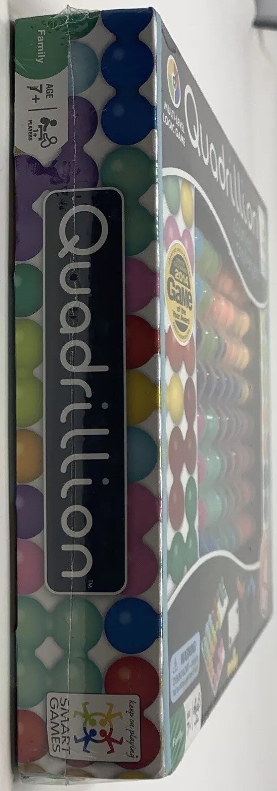 Quadrillion An Award Winning Multi Level Logic Game 1+ Players New Sealed Pkg