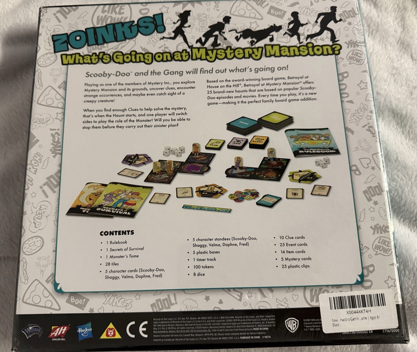 Avalon Hill Scooby Doo in Betrayal at Mystery Mansion Official Scooby Doo [NEW]