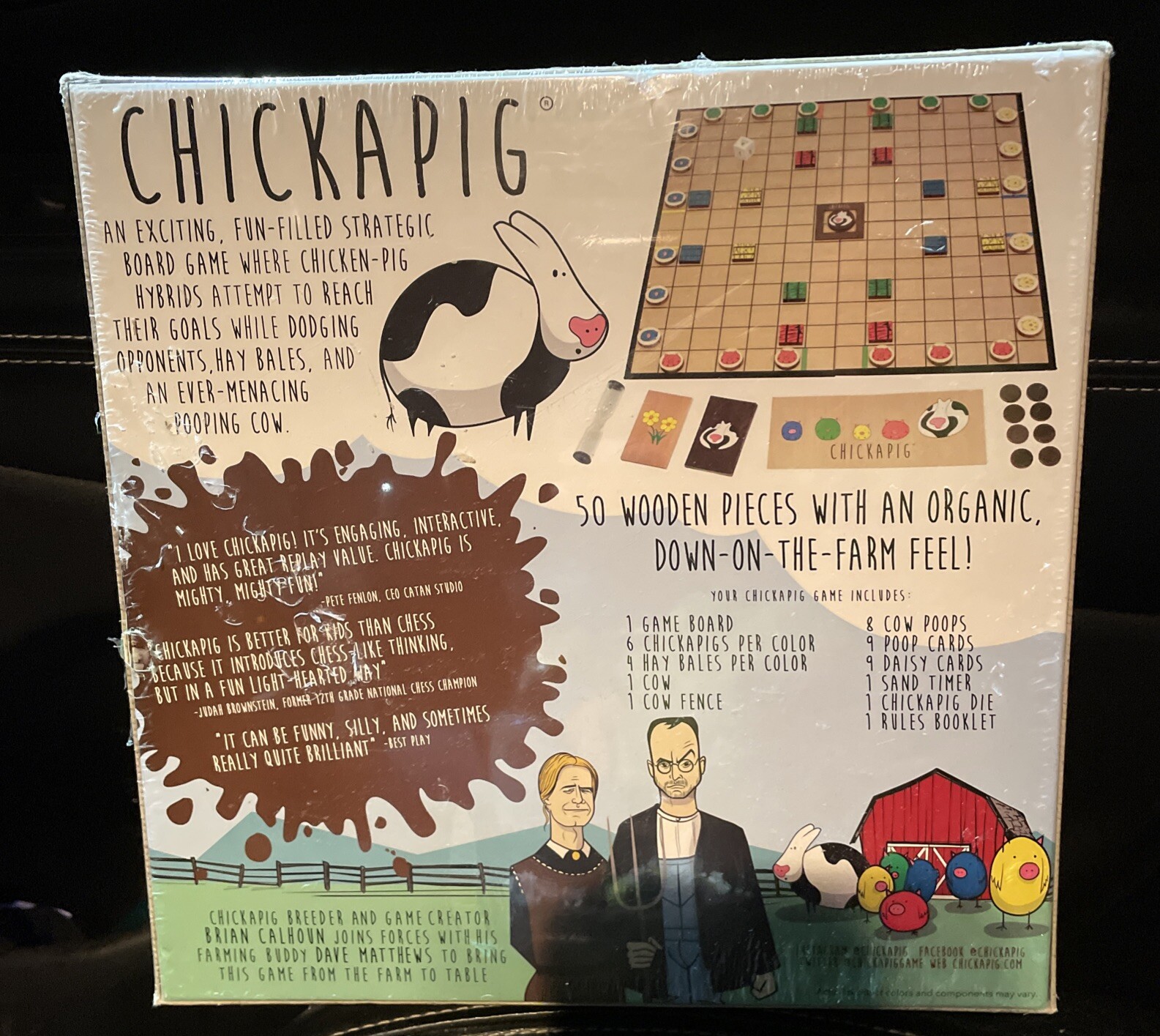 Sealed Chickapig Board Game A Farm To Table Game Strategic Family Fun Silly 8+