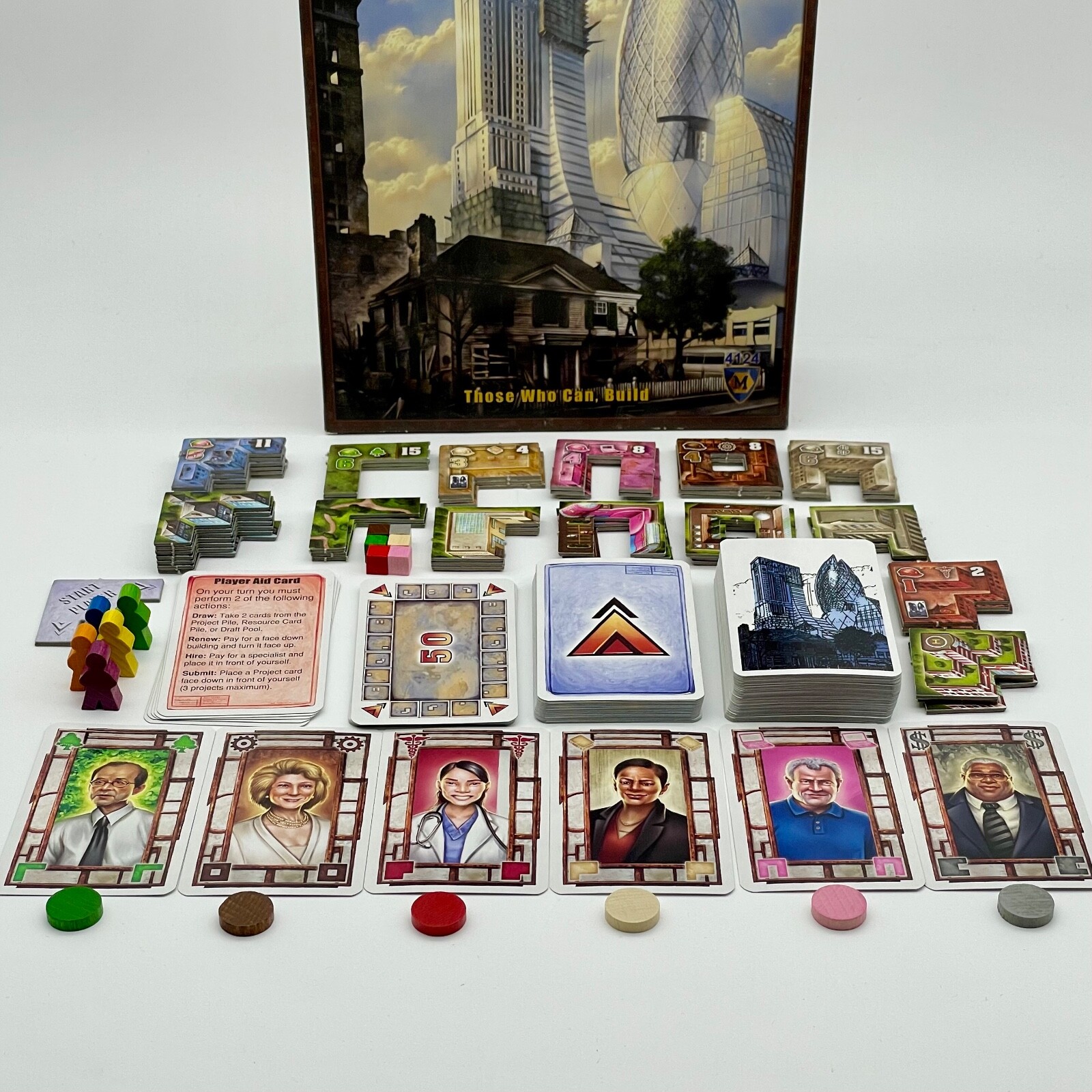 Urbania Board Game by Simone Lucian Mayfair Games 2012