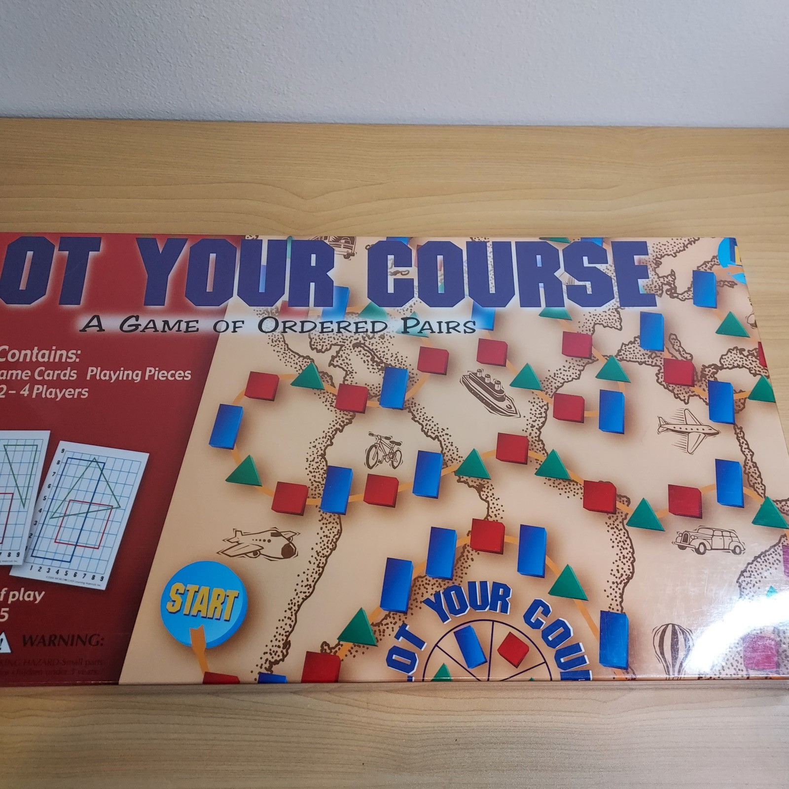 Plot Your Course Ordered Pairs Math World Class Learning Board Game NIB