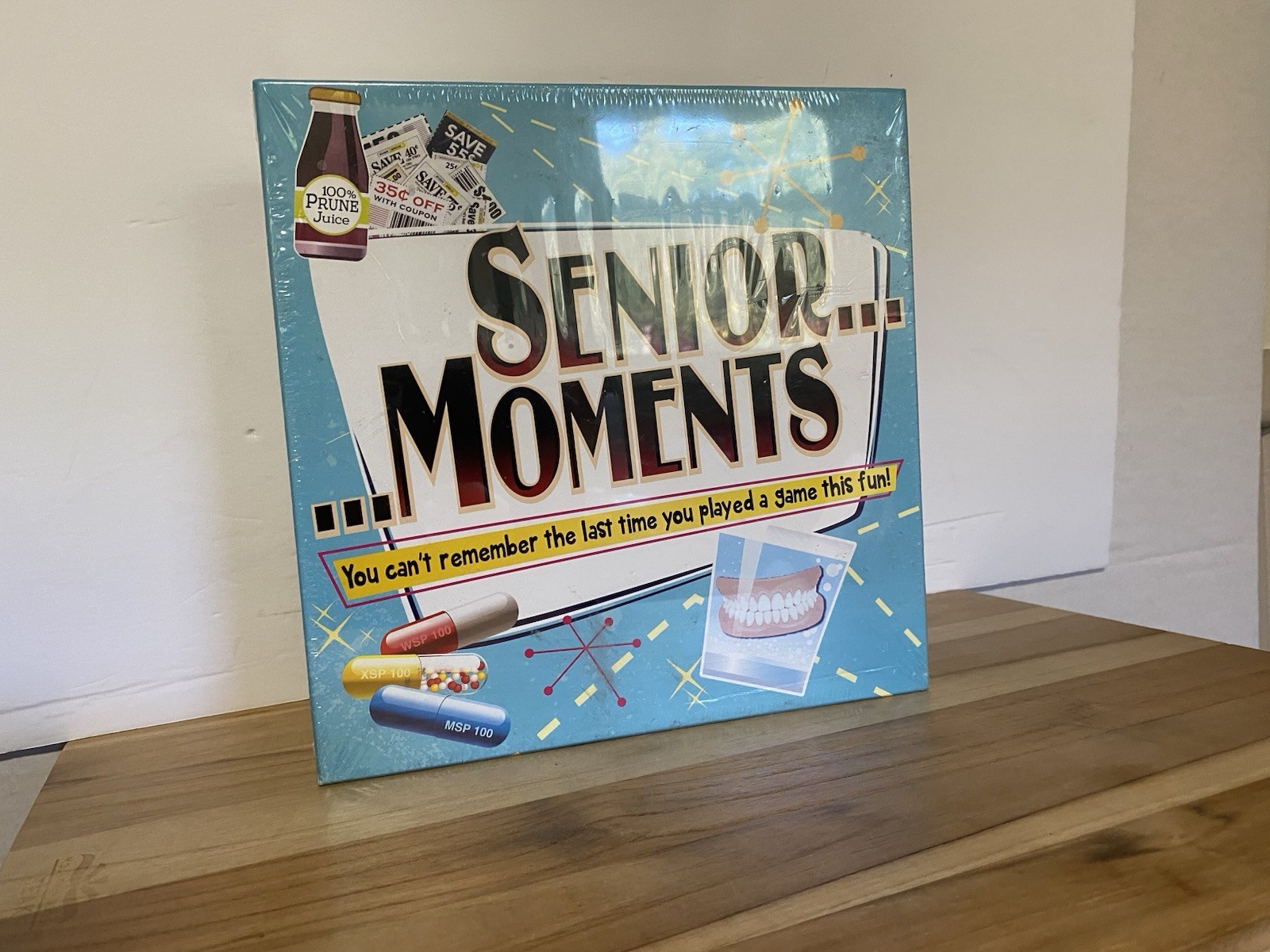 NIB Senior Moments Board Game by TDC Games – Ages 12+/ 2-8 Players–Family Fun