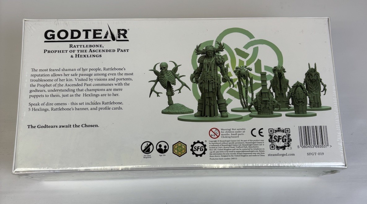 Godtear: Rattlebone Prophet Of The Ascended Past & Hexlings Champion Expansion