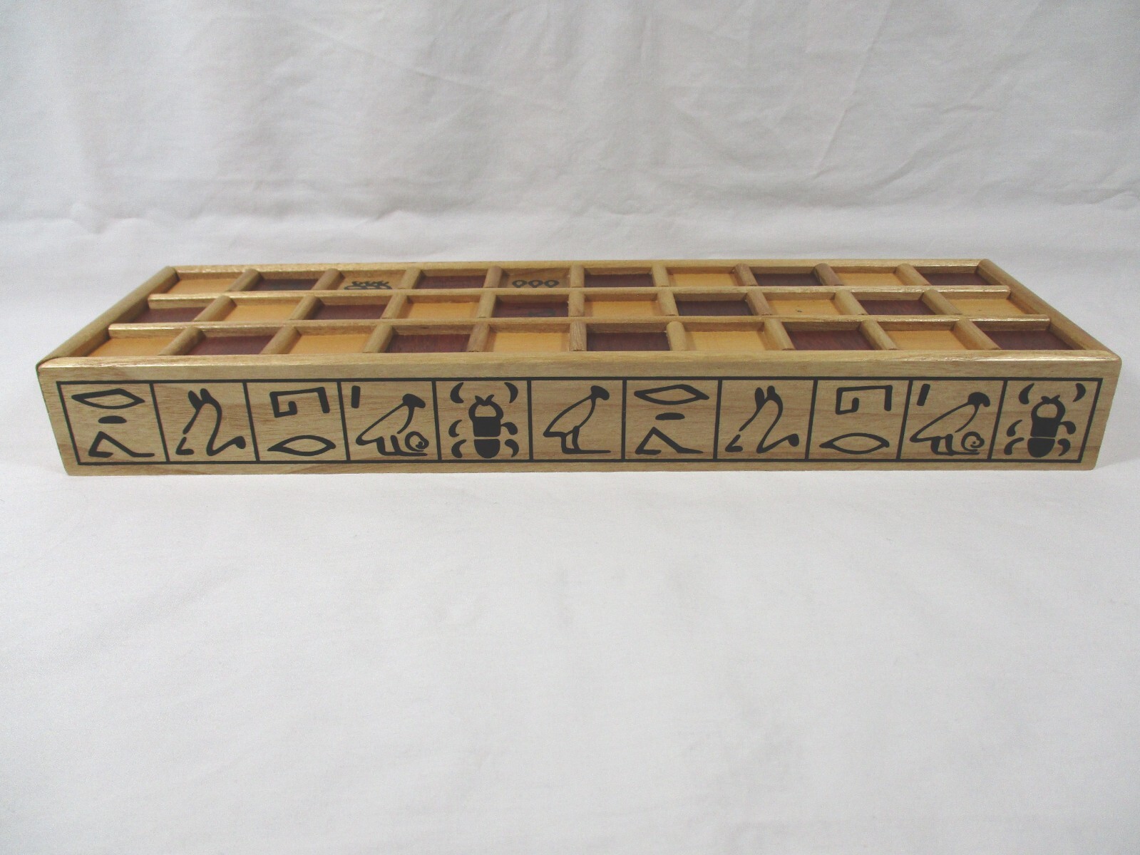 Senet Game Favorite Ancient Egyptian Board Game Wooden replacemt GAME BOARD ONLY