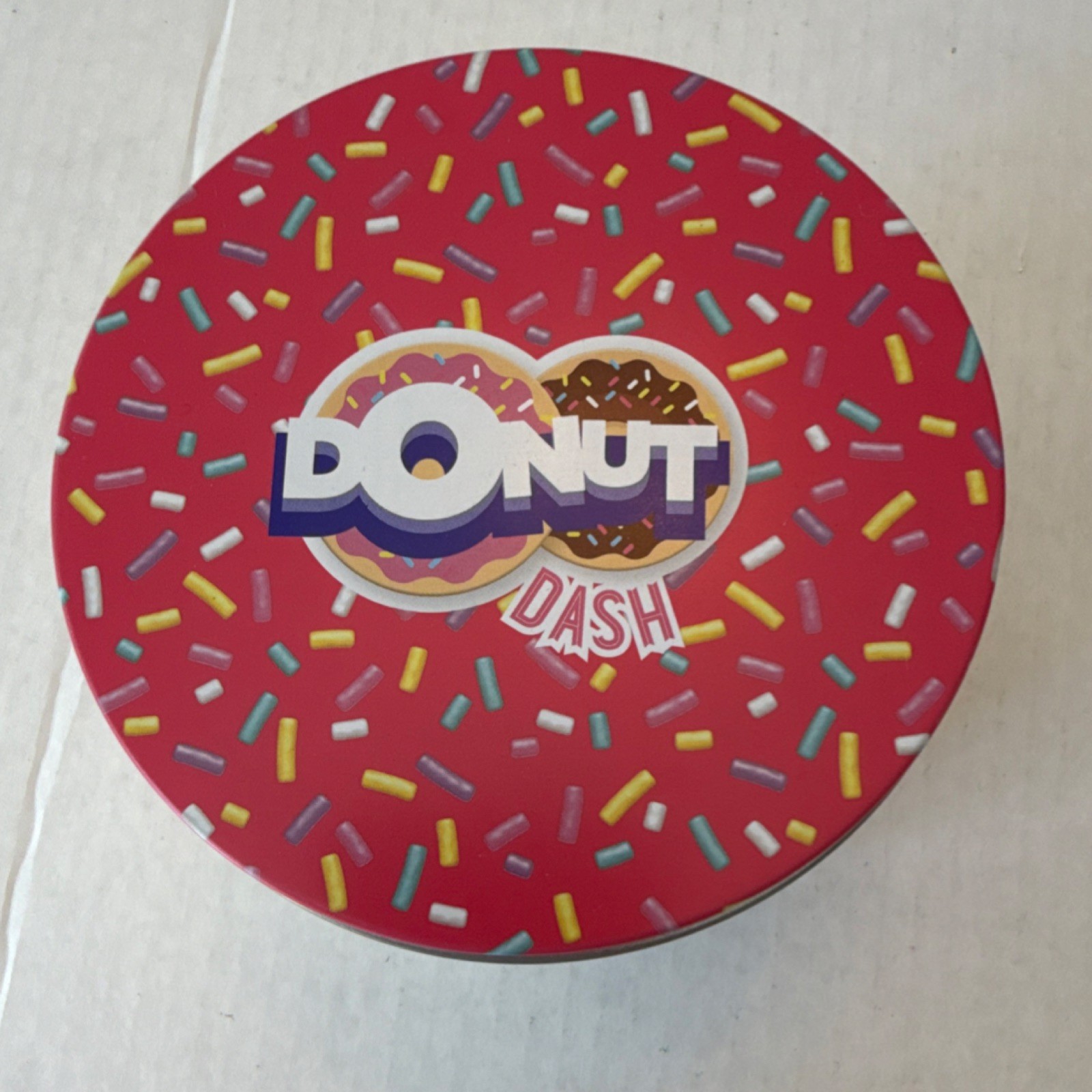 Professor Puzzle Donut Dash Color-Matching Card Game Donuts Dice Tin B200