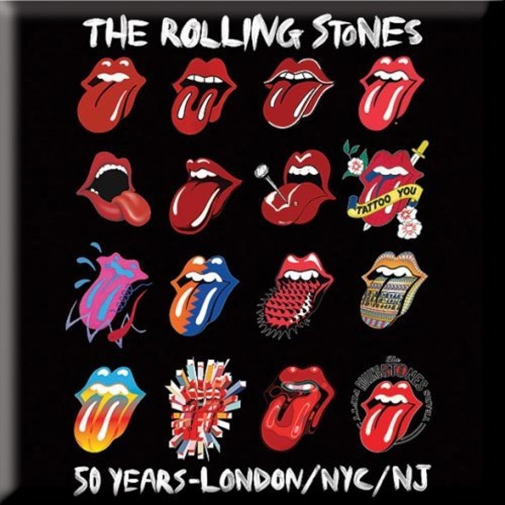 Magnet Metal Rolling Stones One Size, Black