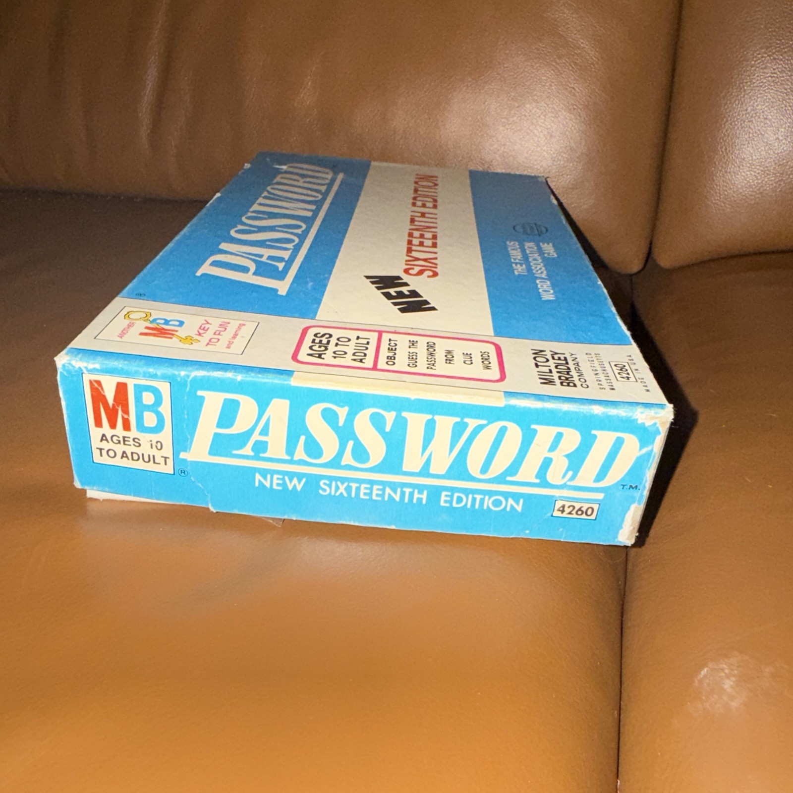Vintage Password Game 16th Edition Milton Bradley Complete w/ Card Decks Spinner
