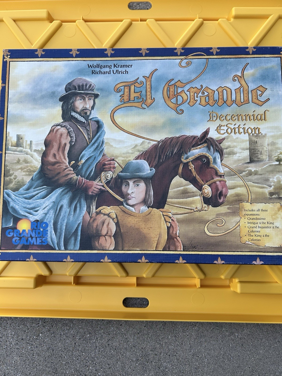 Rio Grande Games El Grande Decennial Edition Board Game + Expansion 2-5