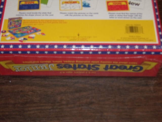 NIB 2003 Great States Junior Game Board By International Playthings