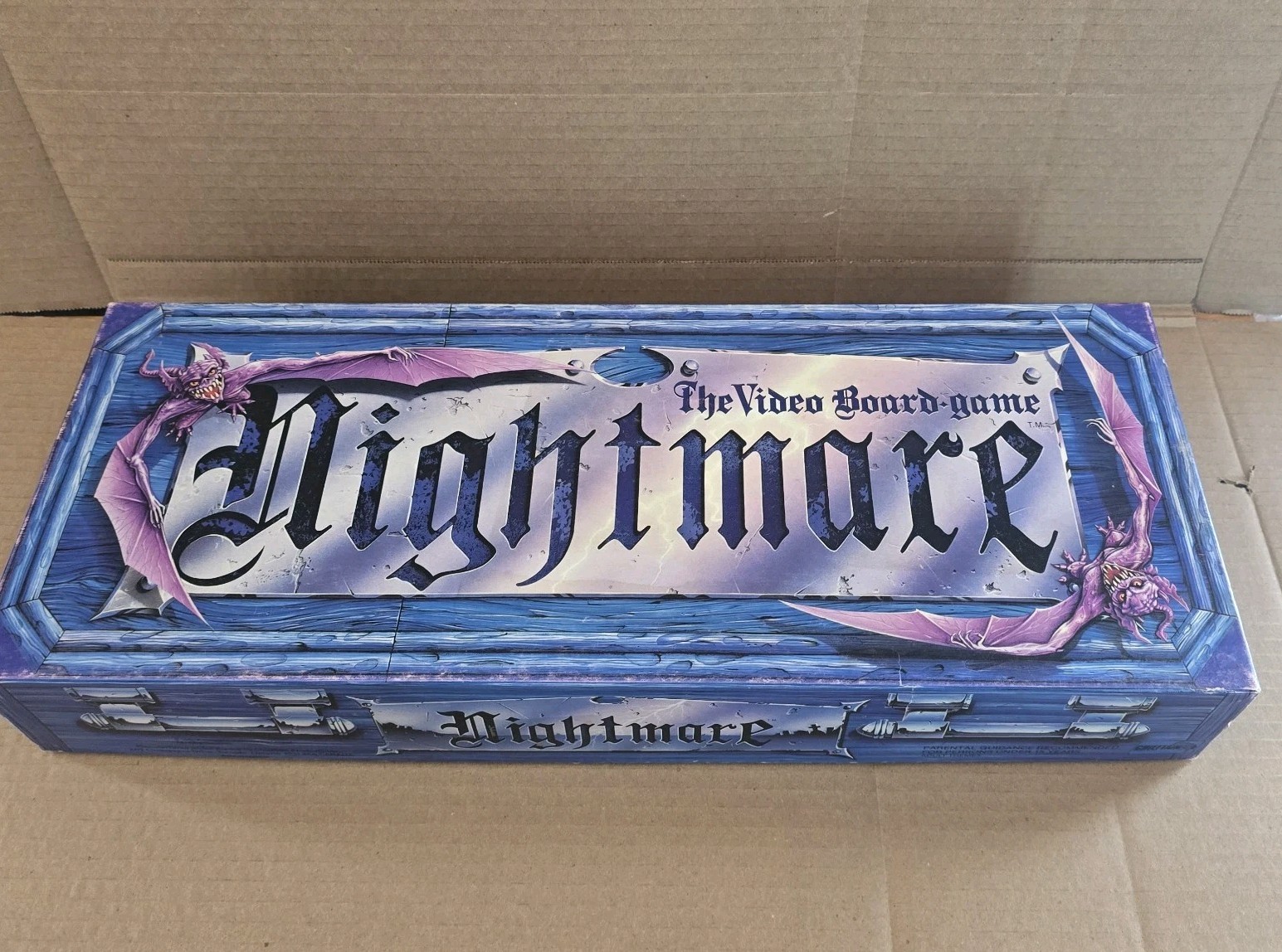 Vintage 1991 Chieftain Games Nightmare Video Board Gane VHS Complete