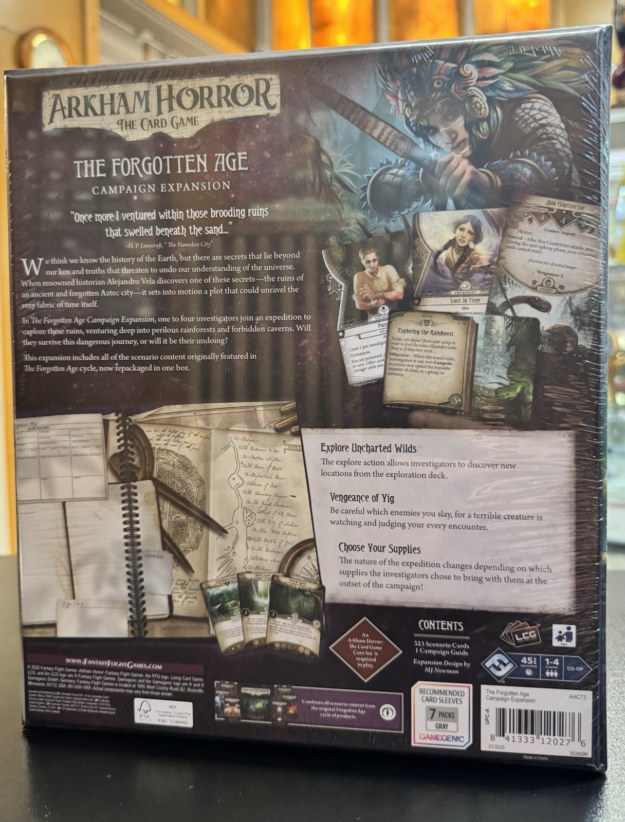 Arkham Horror LCG: The Forgotten Age Campaign Expansion New In Shrink Free Ship