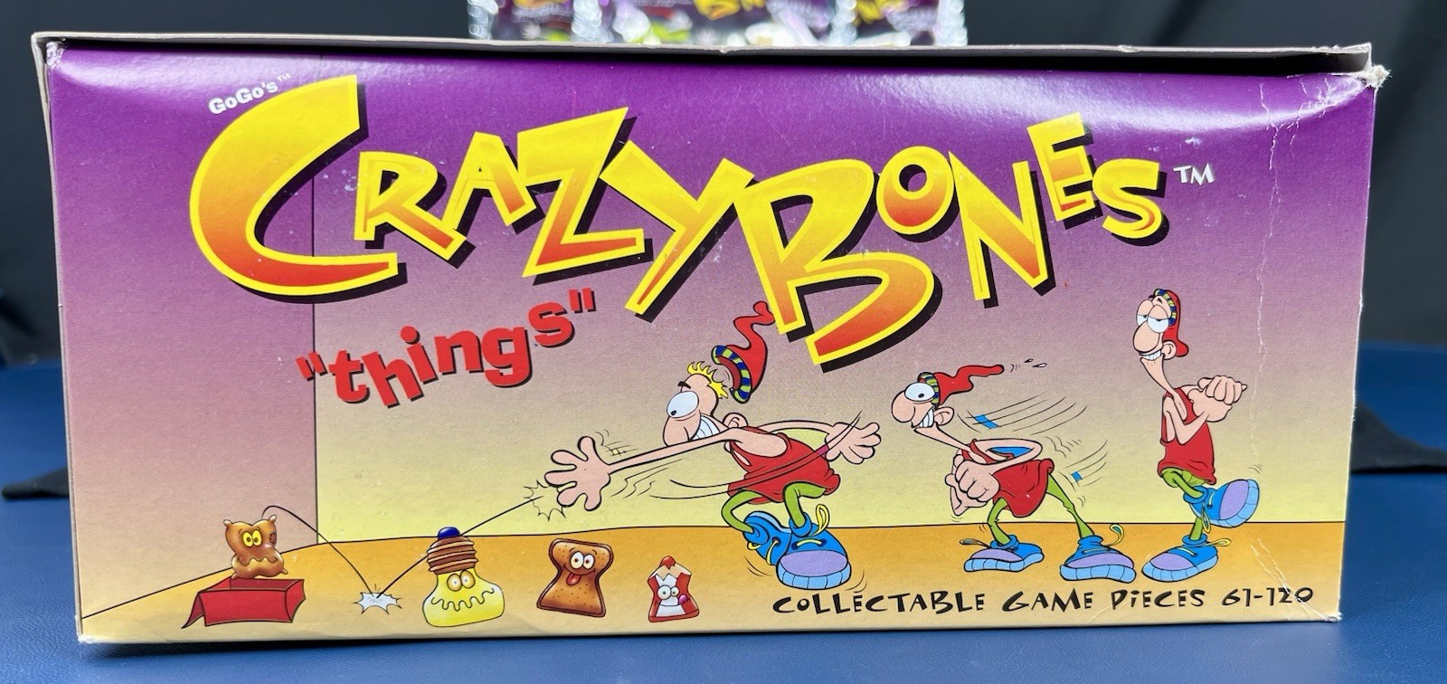 10 Sealed Packs GoGo’s Crazy Bones Things & Empty Display Box
