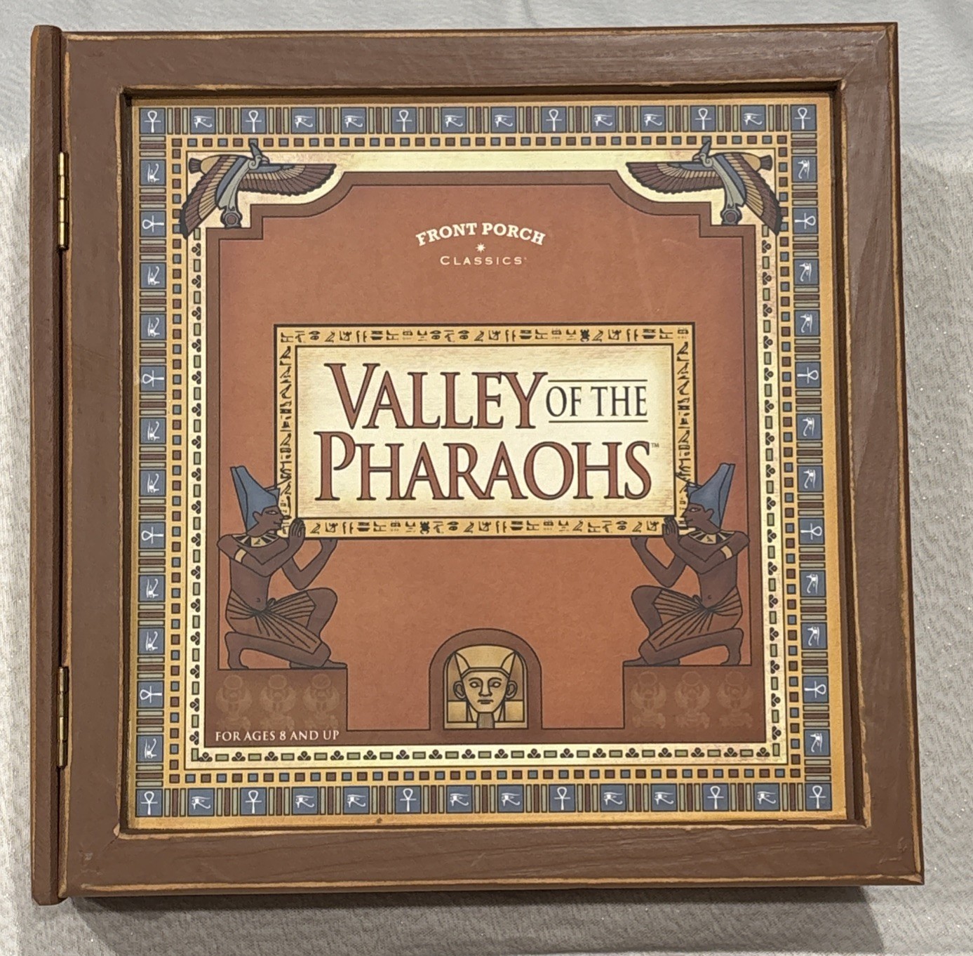 VALLEY OF THE PHARAOHS Bookshelf Board Game 2006 Front Porch Classics – COMPLETE