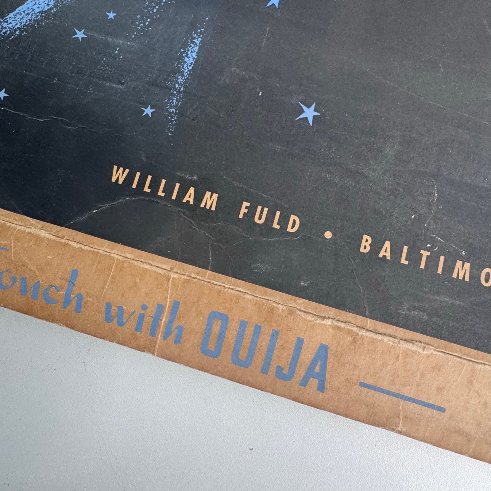 Haunted 1950s OUIJA Board Mystifying Oracle William Fuld Pre Parker Brothers