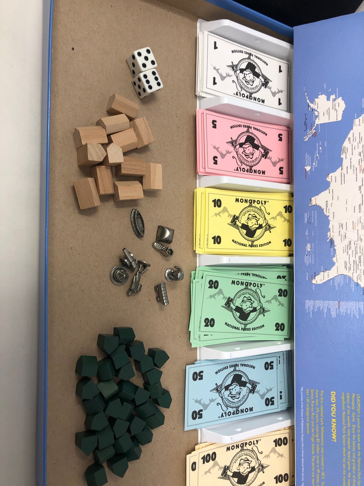 National Parks Monopoly Family Board Game, for 2 to 8 Players