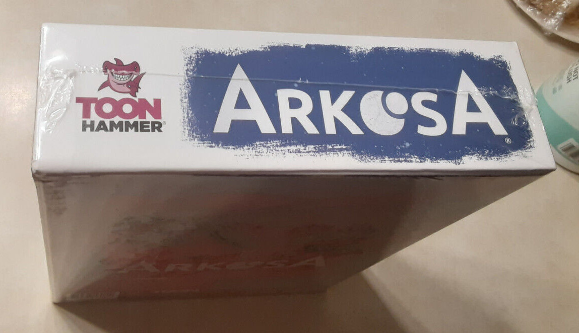 Arkosa A Bunker Building Board Game Kickstarter Exclusive Toon Hammer NEW SEALED