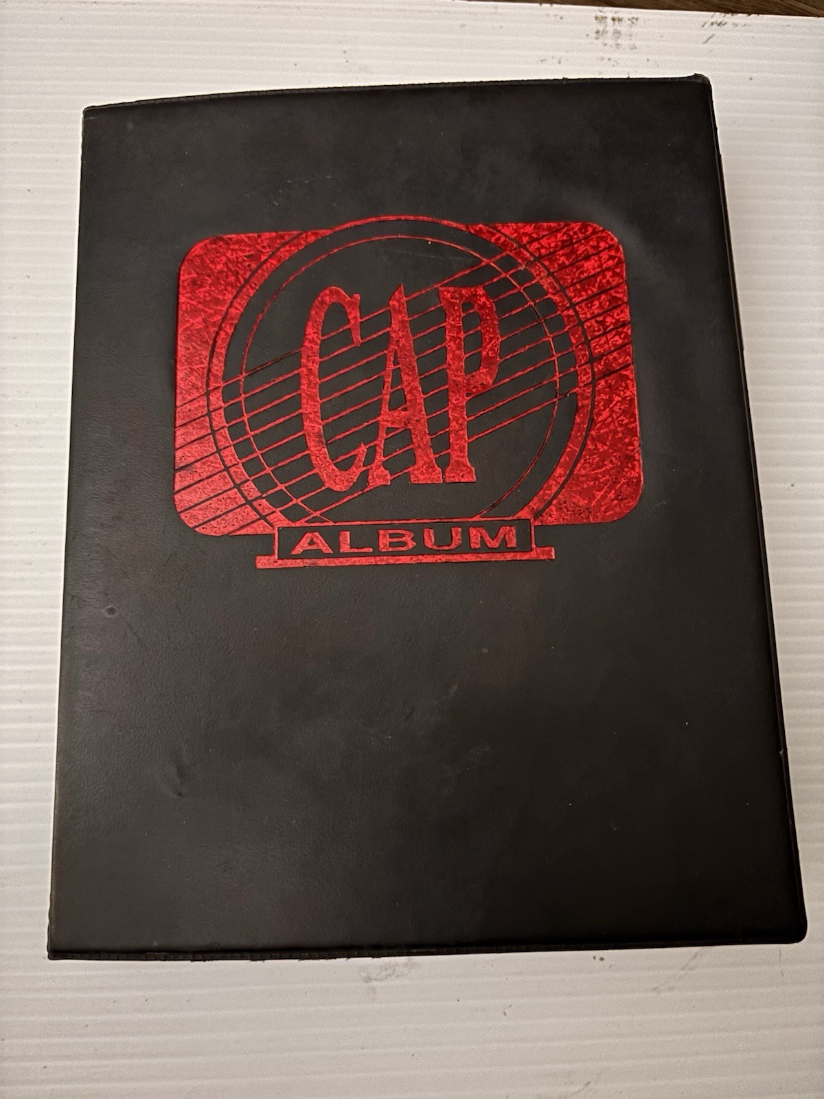 8 Page Pog Cap Album With 118 Pogs