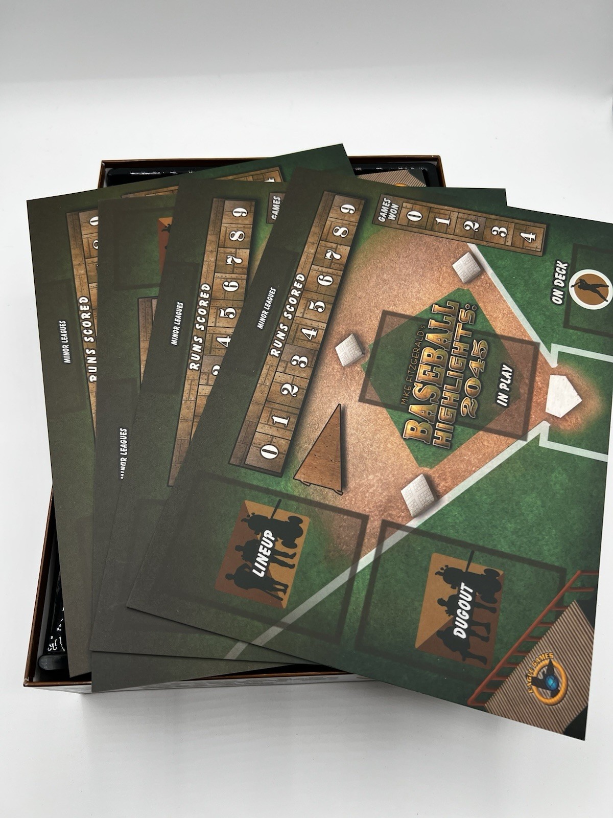 Baseball Highlights 2045 99% Complete Board Game Eagle Gryphon Games FREE SHIP
