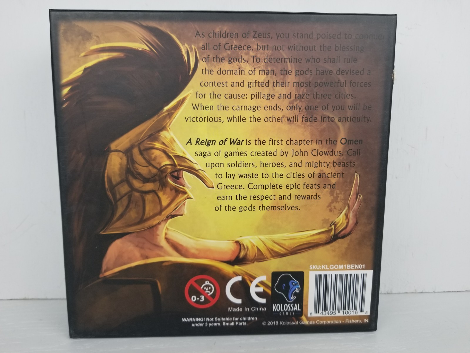 Omen a Reign of War John Clowdus Kolossal Board Games