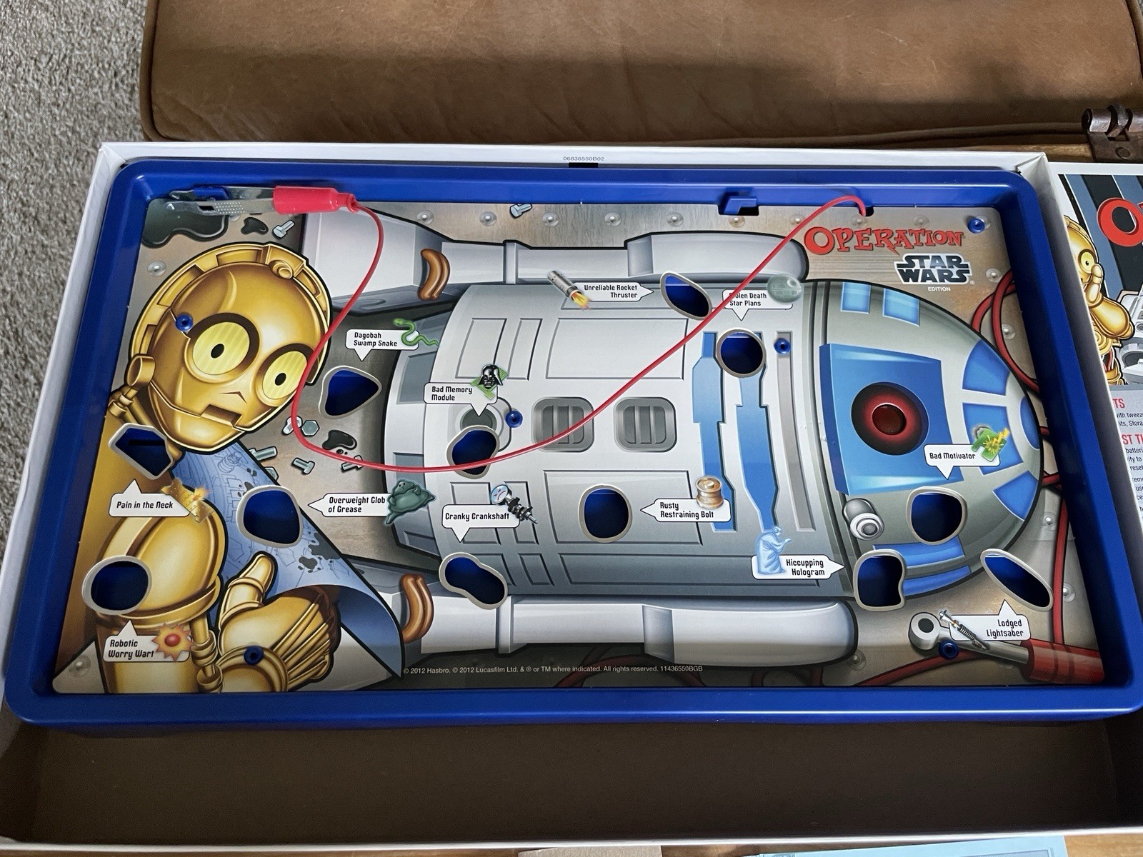 Star Wars Edition Operation Board Game 2011 Hasbro Complete-Works