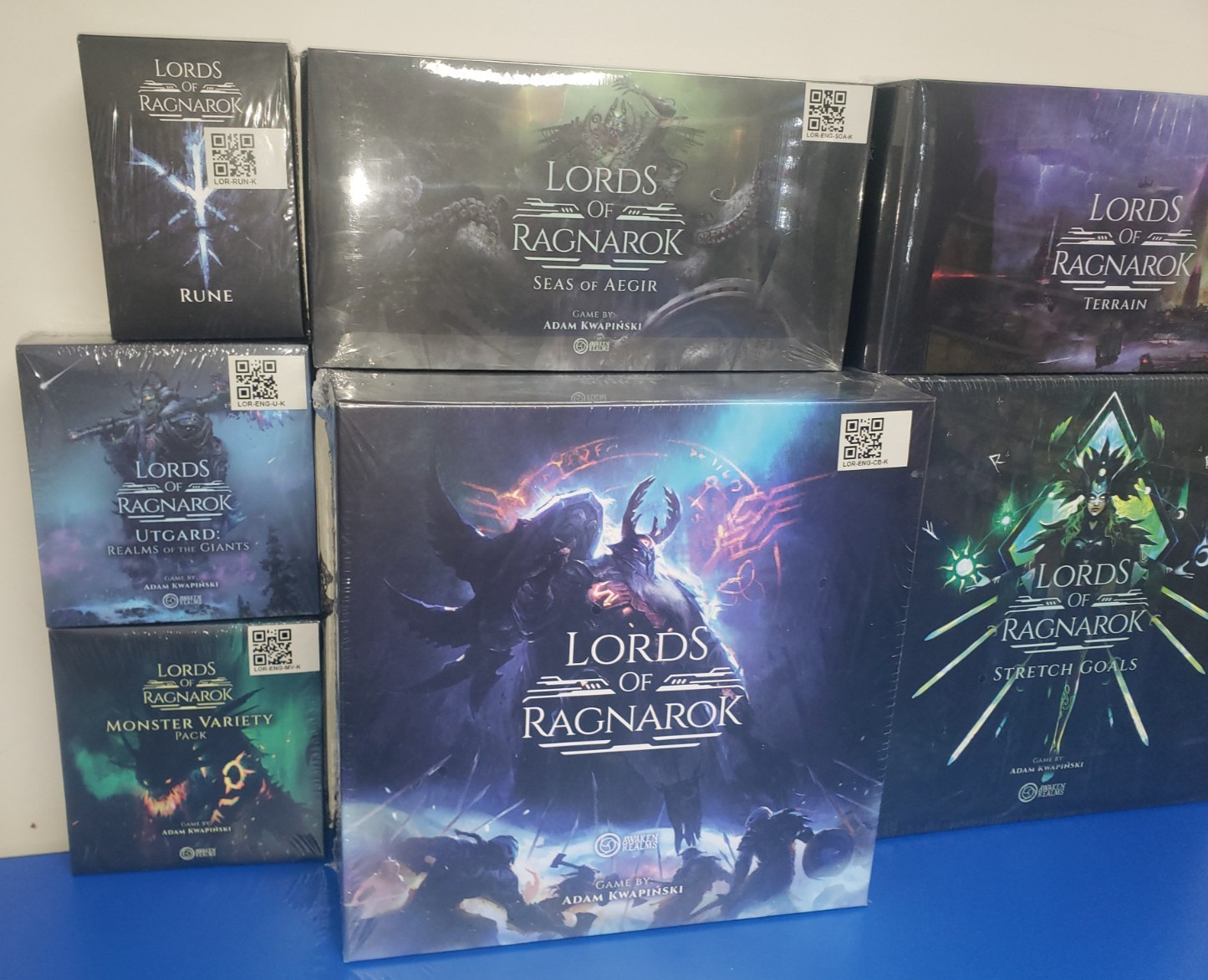 Lords of Ragnarok Core Game + 6 Expansions Awaken Realms Brand New SEALED