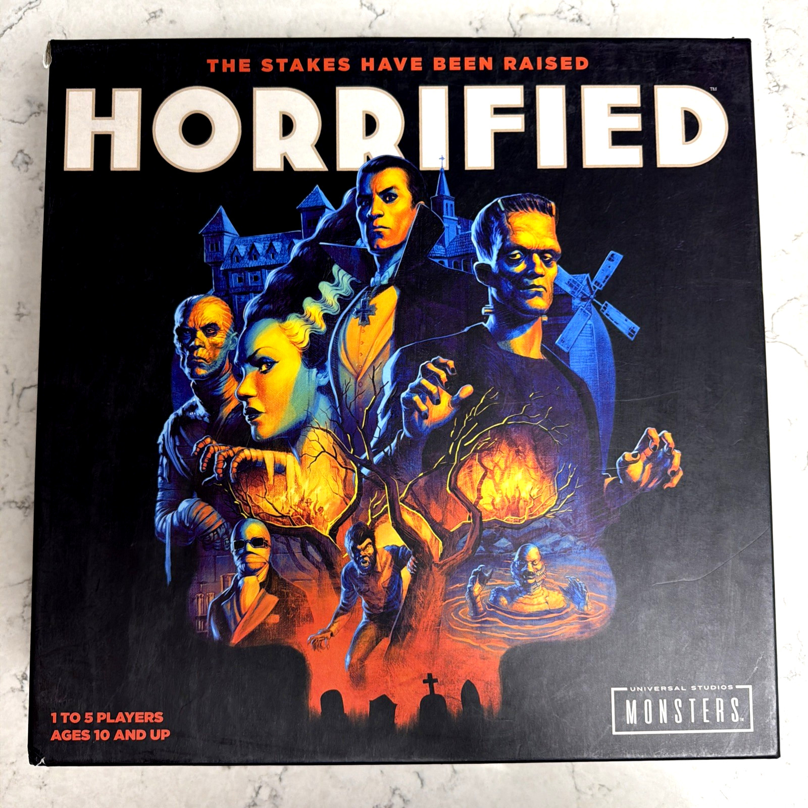 Horrified Universal Monsters Strategy Board Game Complete