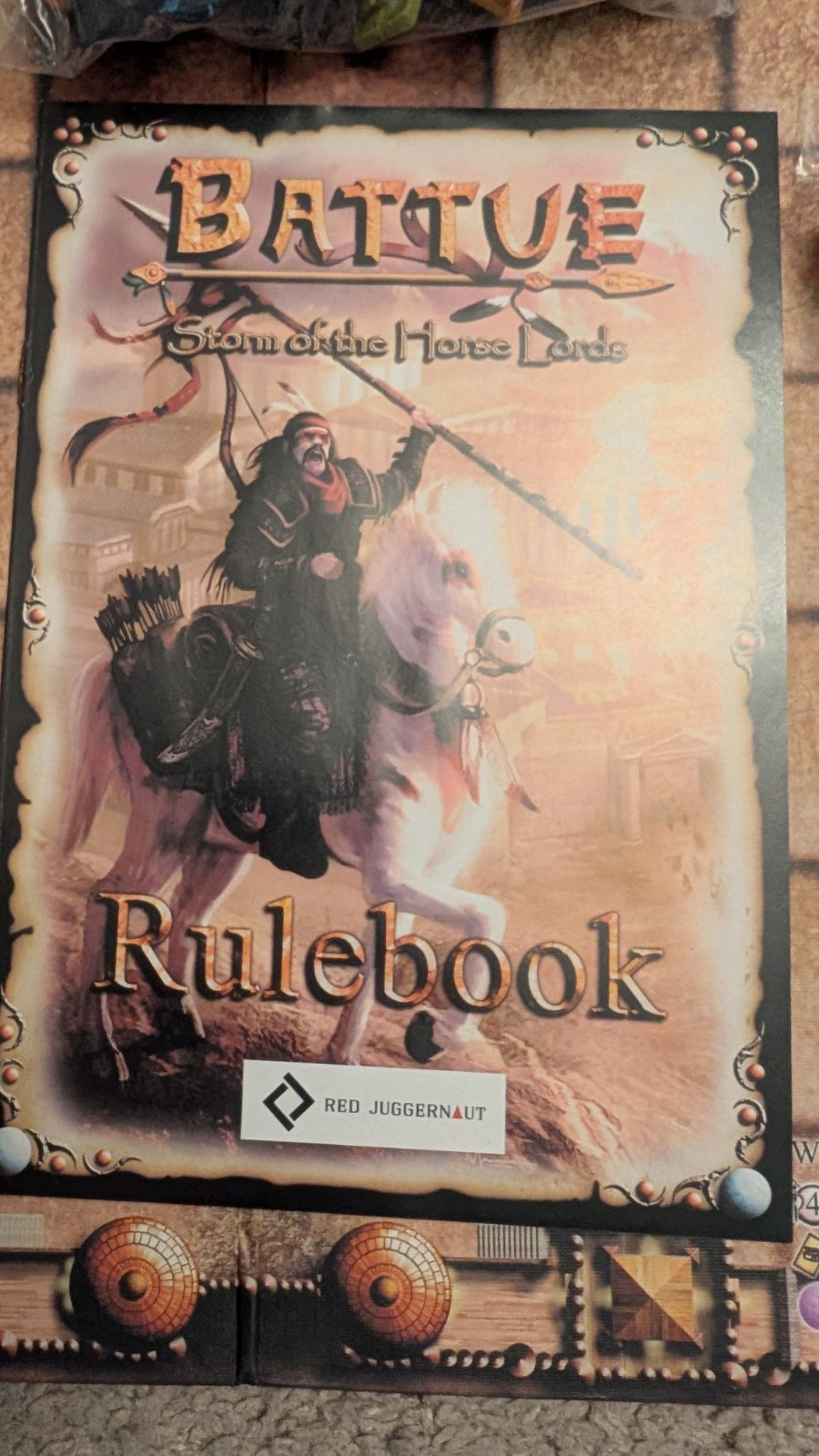 Battue: Storm of the Horse Lords & Walls of Tarsos Exp. Board Game – Complete!