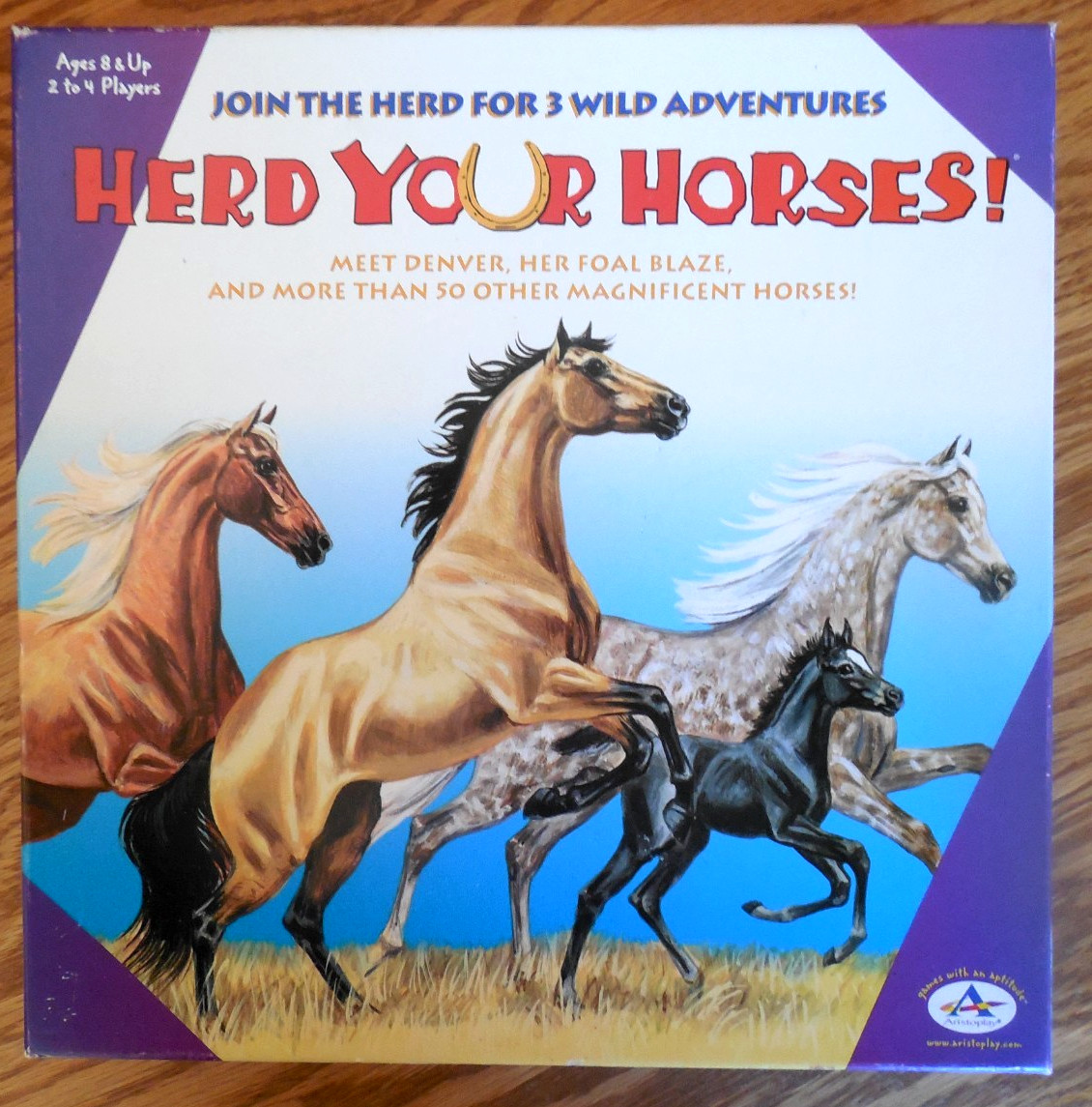 NEW Talicor Aristoplay “Herd Your Horses” Game of 3 Wild Adventures Ages 8+