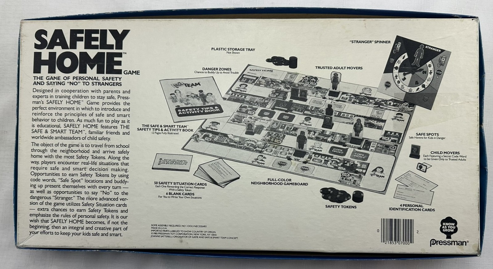 1985 Safely Home Game by Pressman Complete in Very Good Condition FREE SHIPPING