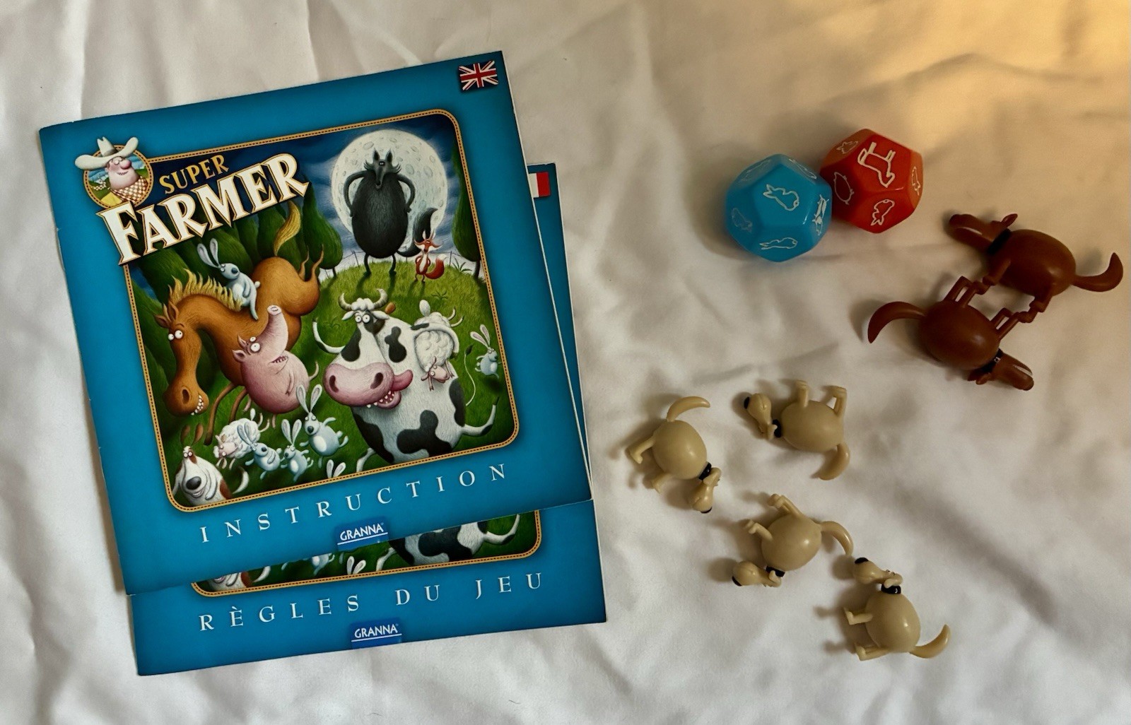 Super Farmer Board Game Complete Granna 2014 Rare