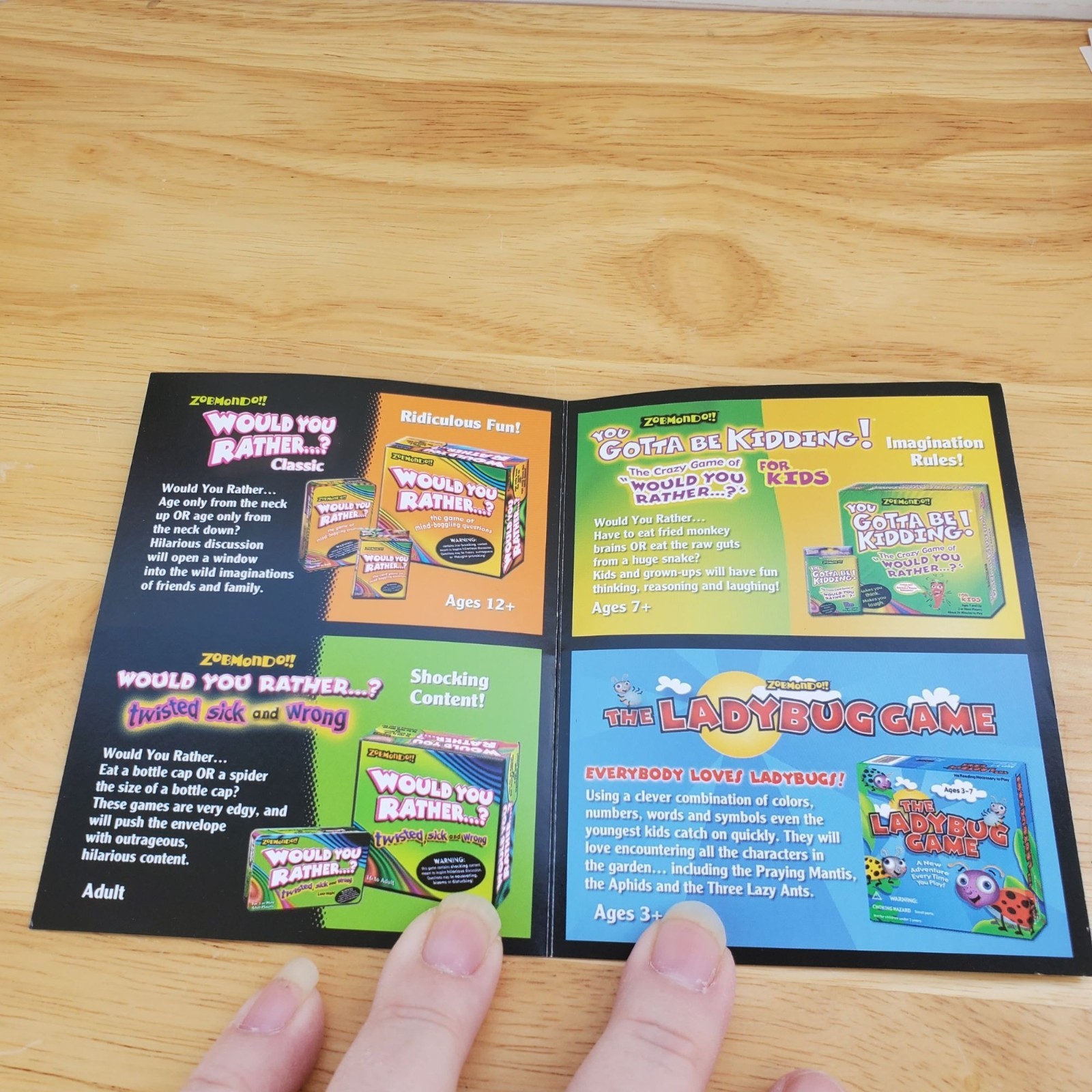 Would You Rather Card Game Zobmondo 160 Questions Ages 12 And Up Fun Icebreaker