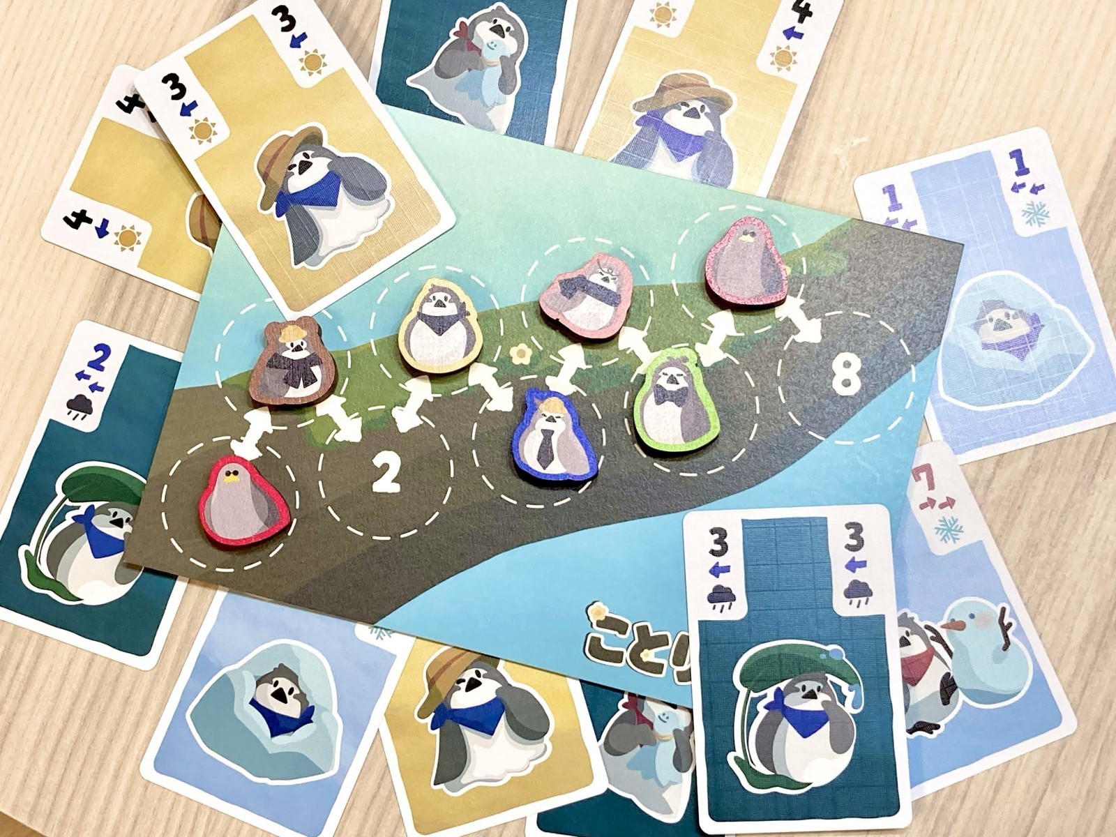 Kotori Perch 3-4 players 30 mins Trick Taking little bird Card Board Game Japan