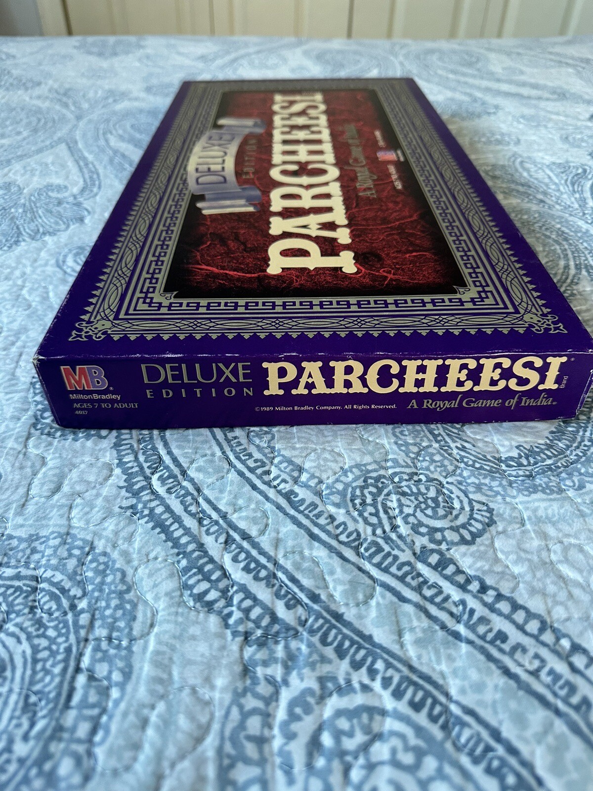1989 Milton Bradley PARCHEESI Game Deluxe Edition Royal Game of India Complete