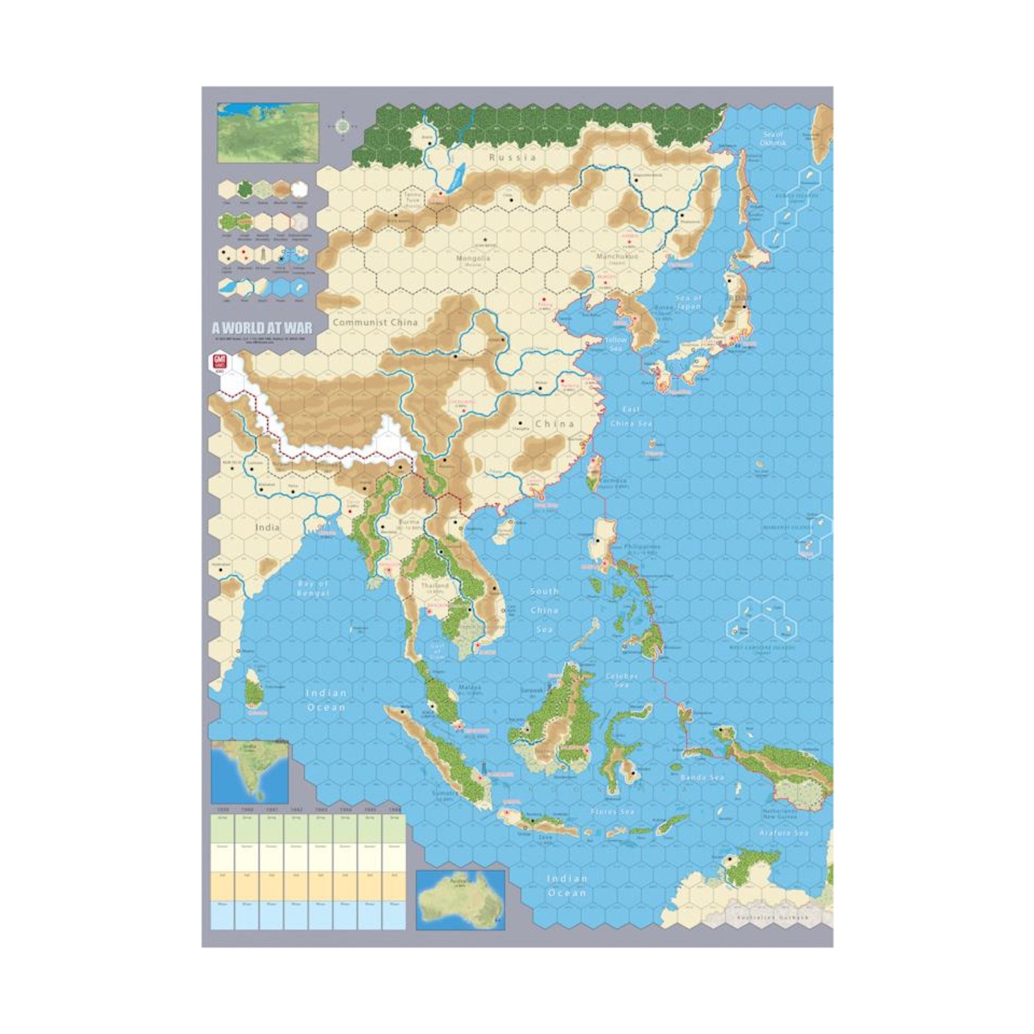 World at War, A – Mounted Maps Bag New