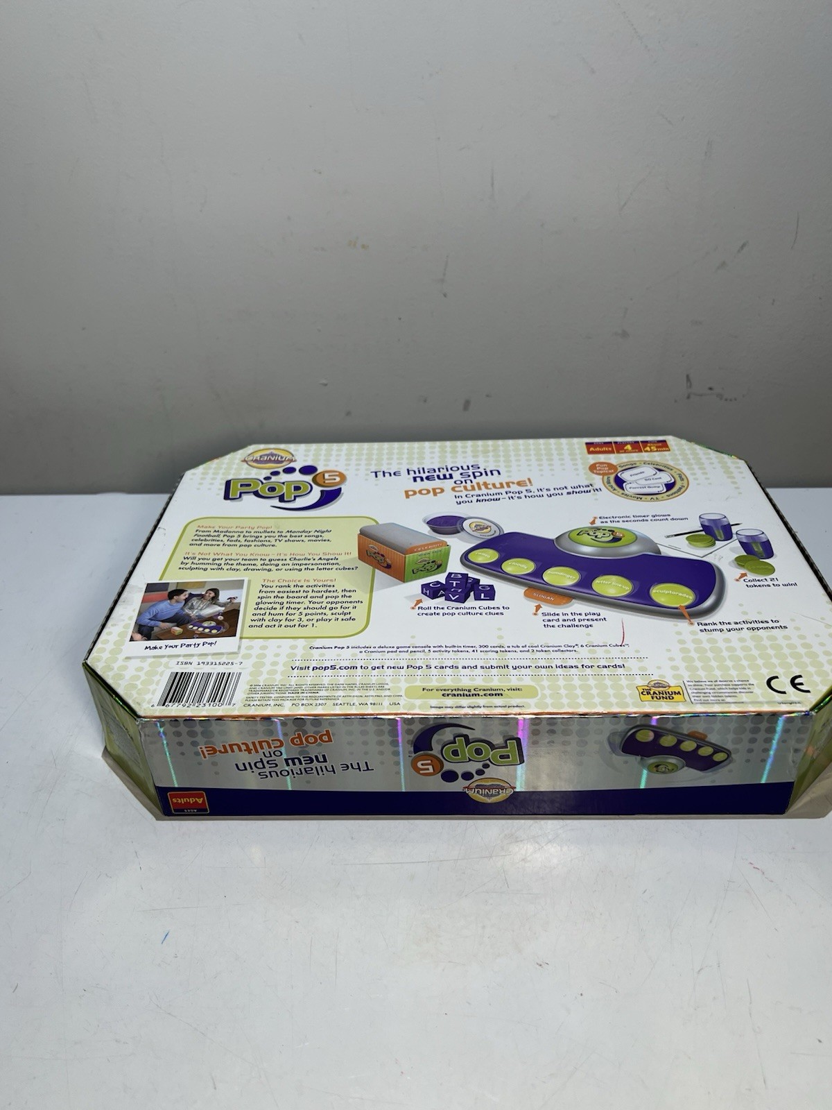NEW Cranium Pop 5 Adult Pop Culture Trivia Console Board Game SEALED