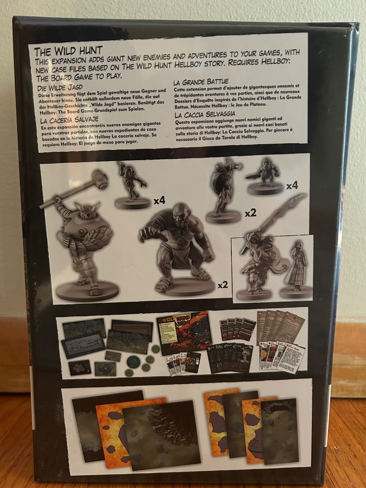 Mantic Board Game Hellboy – The Wild Hunt Expansion- New