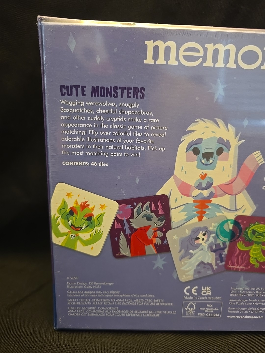 World of Cute Monsters Memory Game by Ravensburger – New sealed