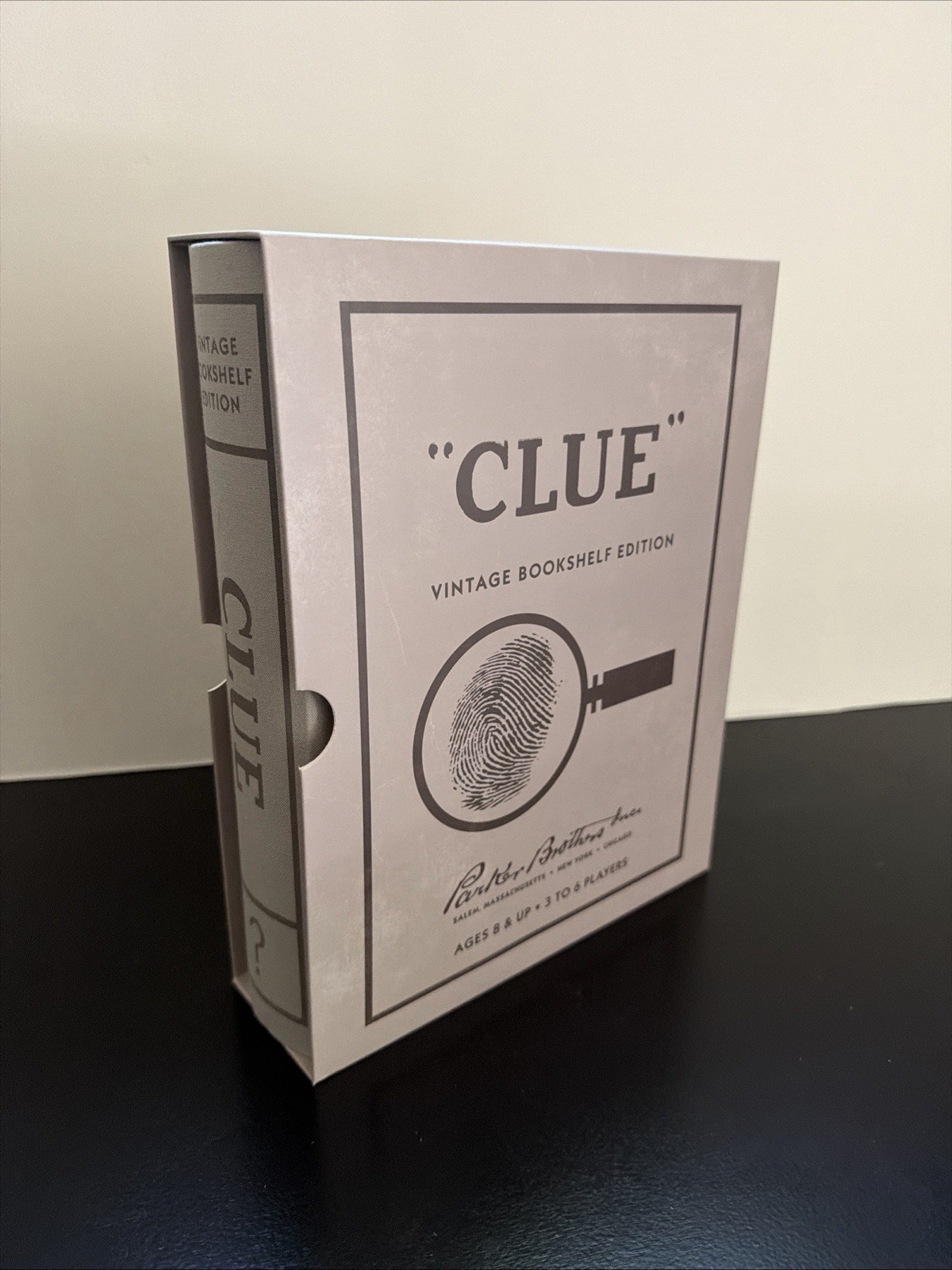 Clue Vintage Bookshelf Edition by WS Game Company Deluxe Board Game Cluedo