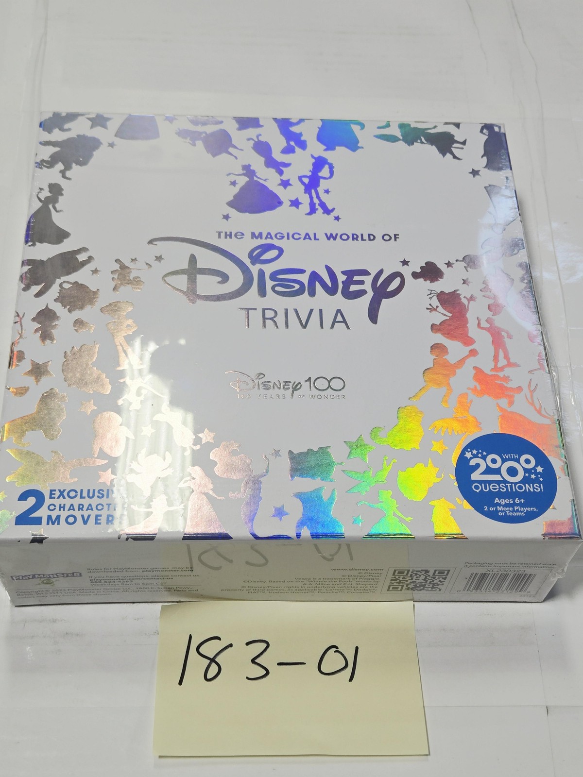 PlayMonster The Magical World Of Disney Trivia Game 2+ Players 6+ New Sealed