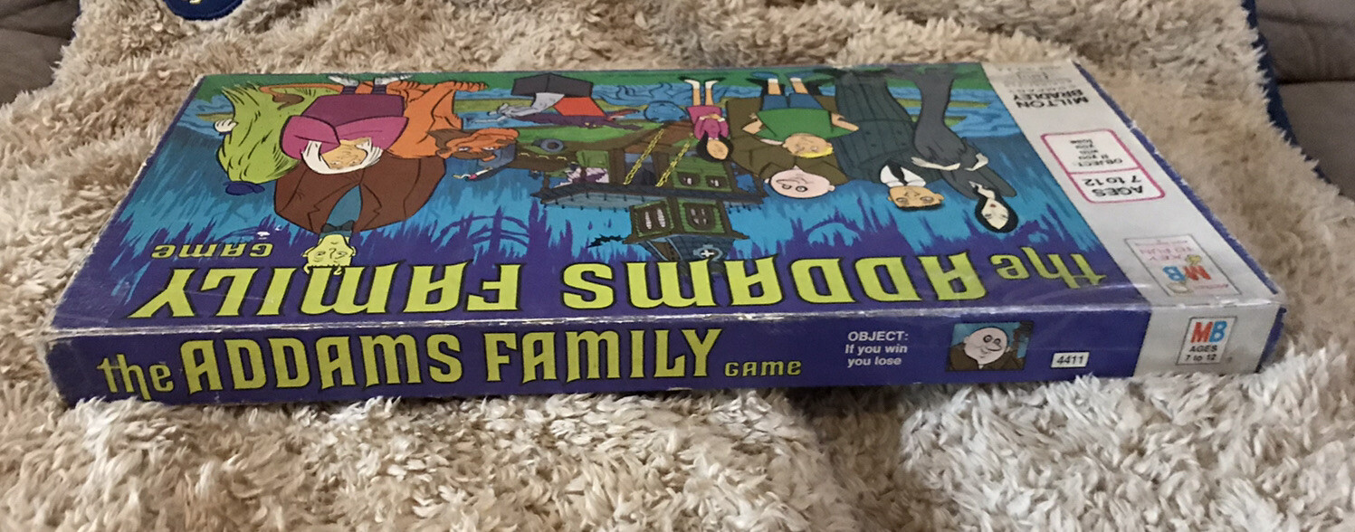 Vintage 1974 Milton Bradley The Addams Family Board Game In Original Box